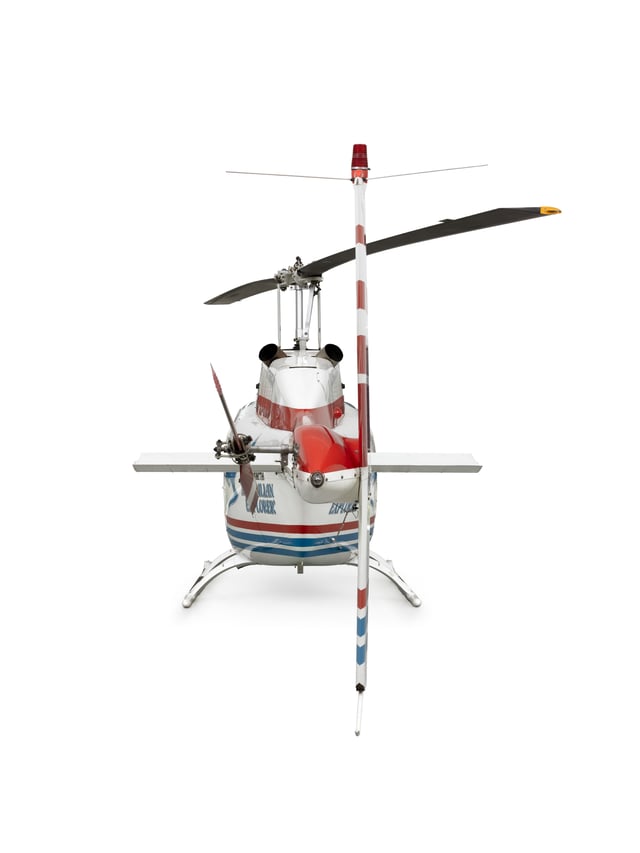 Bell Jetranger helicopter flown around the world by Dick Smith