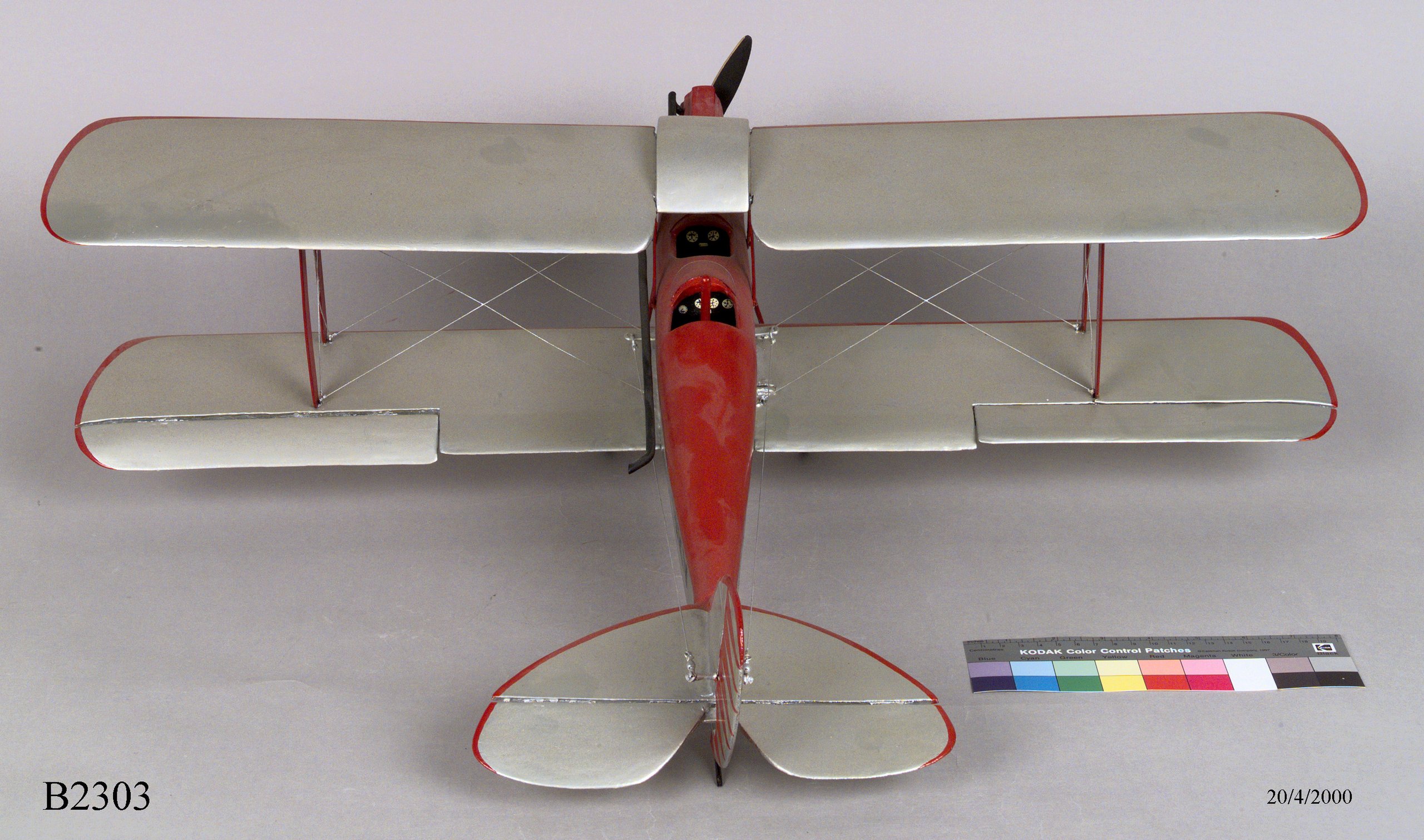 Model of Nancy Lyle's Gipsy Moth aircraft "Diana" VH-UKV made by Arch Dunne