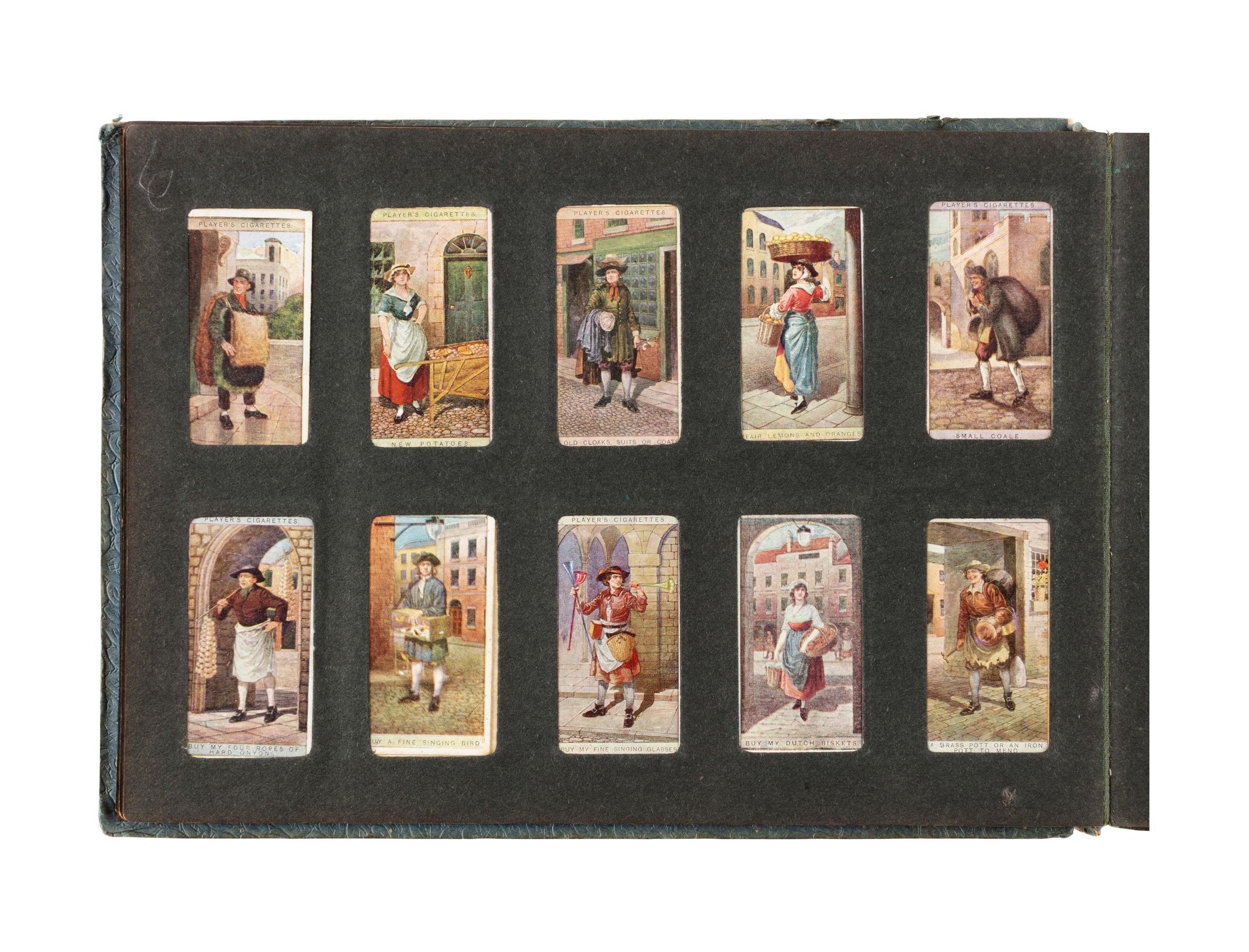 cigarette card album pages Powerhouse Collection