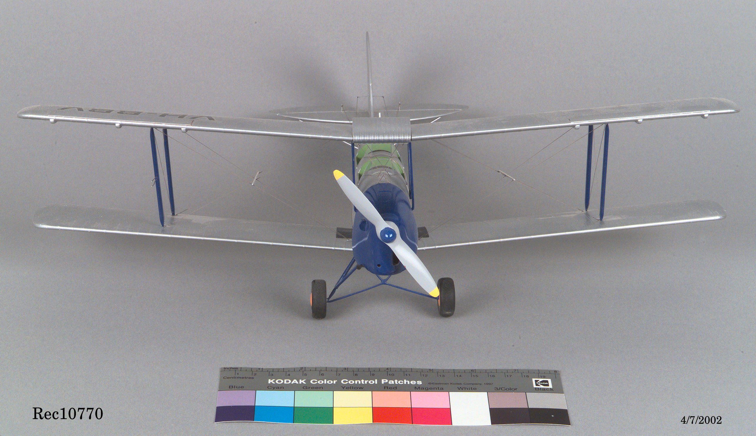 Model of De Havilland 82 Tiger Moth