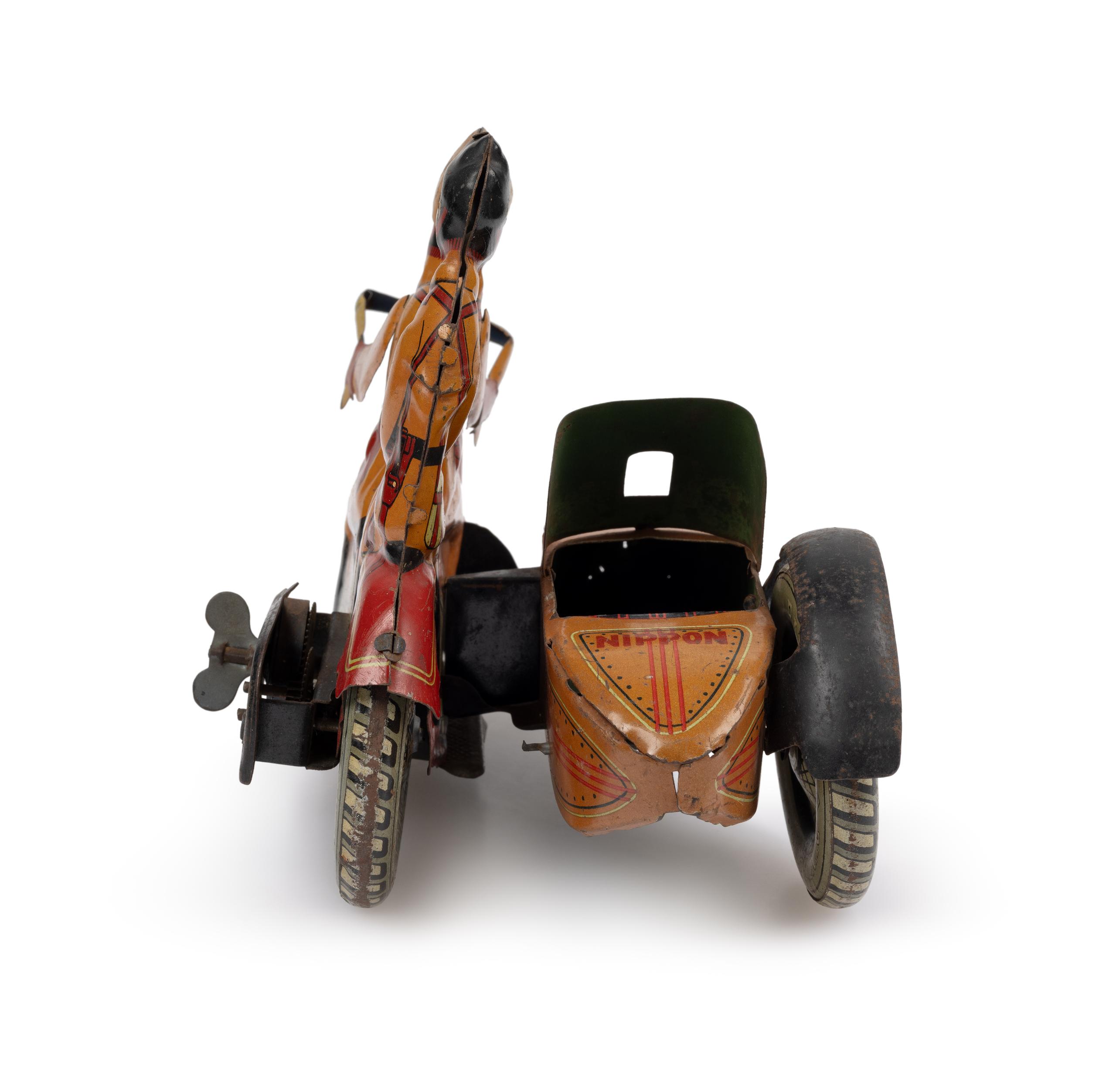 Powerhouse Collection - 'Modern Toys' military motorcycle and side