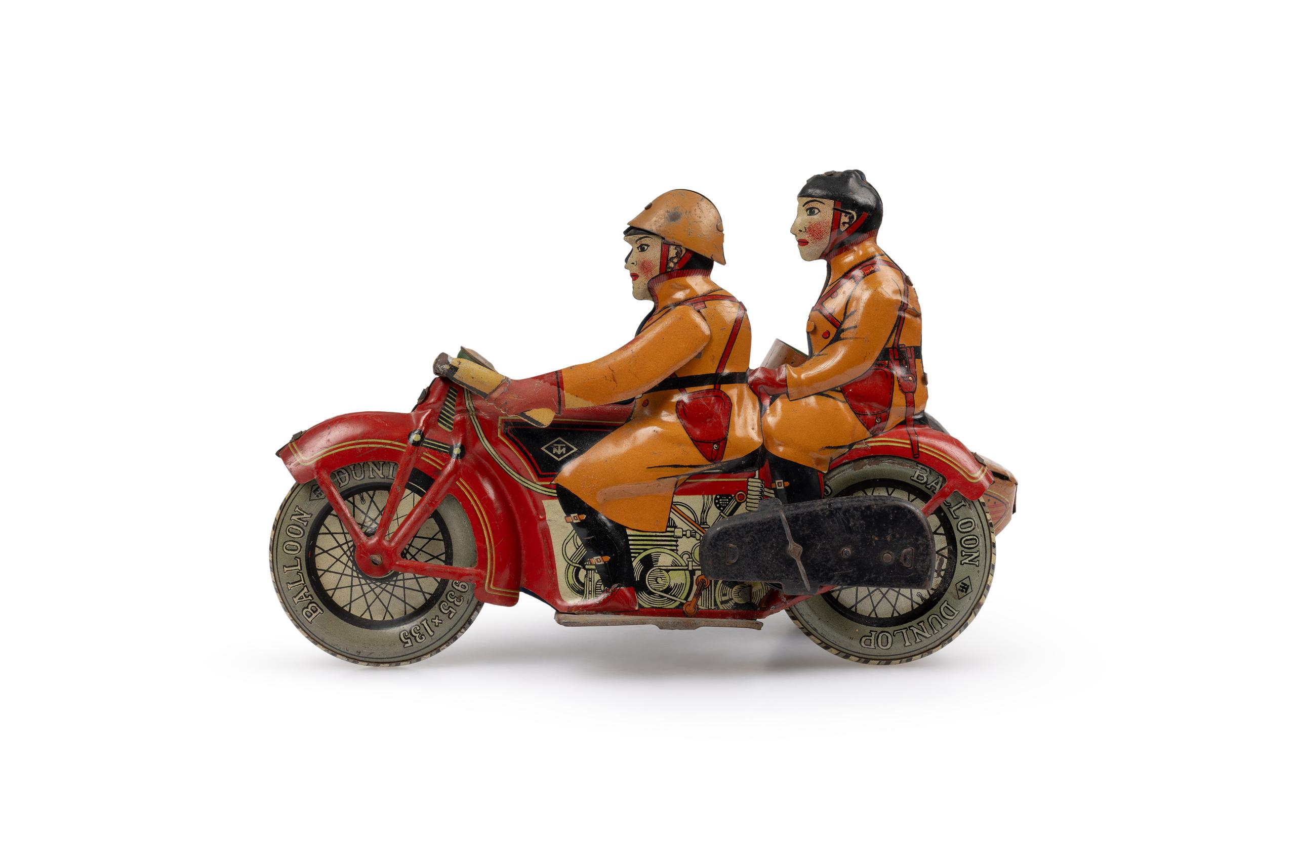 Powerhouse Collection - 'Modern Toys' military motorcycle and side