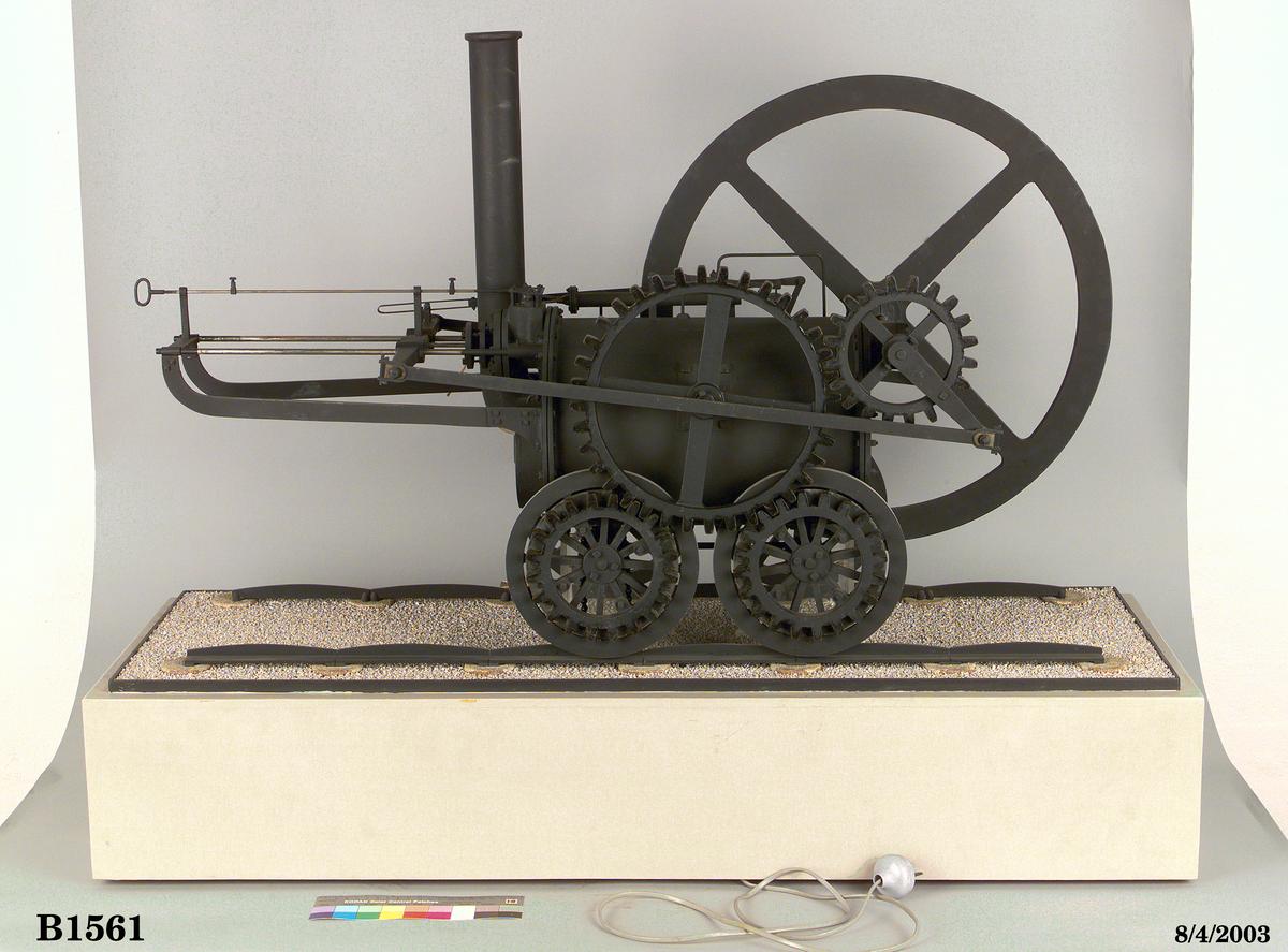 Powerhouse Collection - ⁨Model of Trevithick's 1804 tramway steam