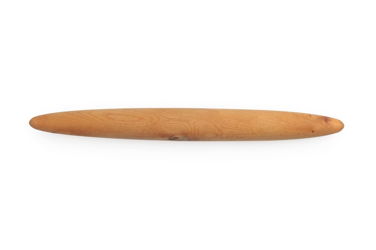 Wooden rolling pin used by Margaret Fulton by Margaret Fulton