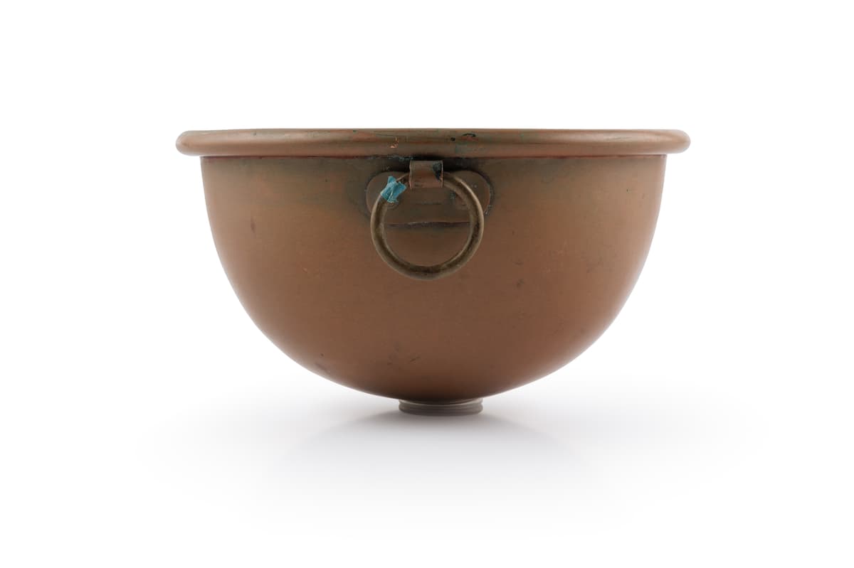 Copper mixing bowl used by Margaret Fulton by Margaret Fulton