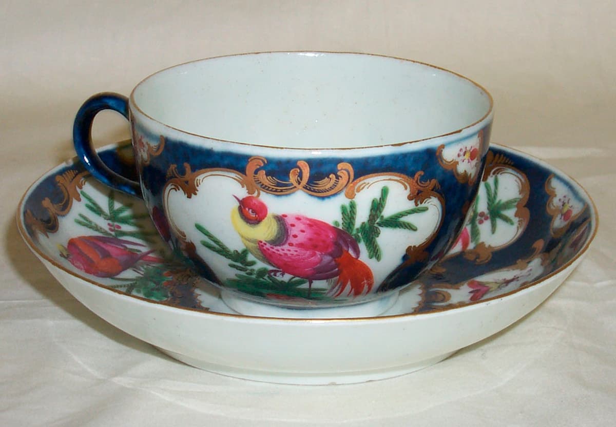 Powerhouse Collection - Bone china cup and saucer by the Worcester