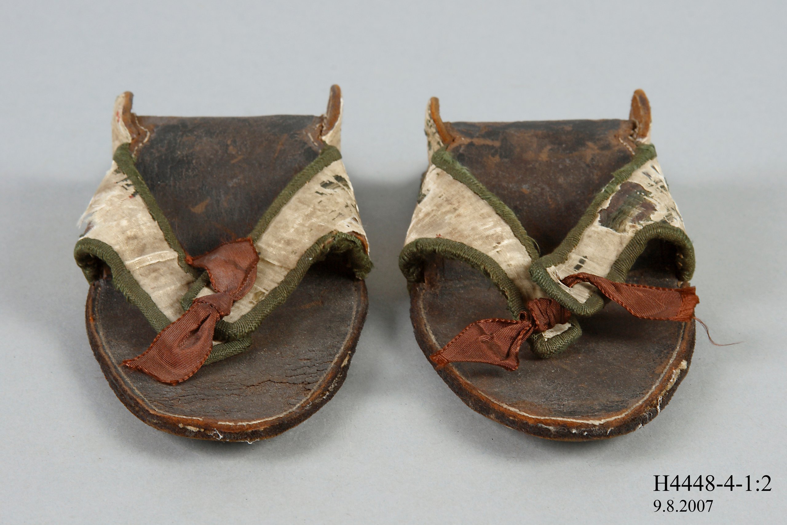 Pair of clog overshoes from the Joseph Box collection