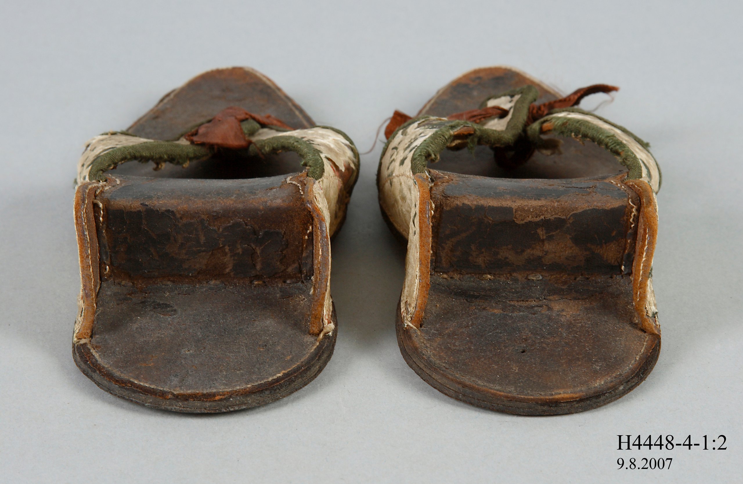 Pair of clog overshoes from the Joseph Box collection