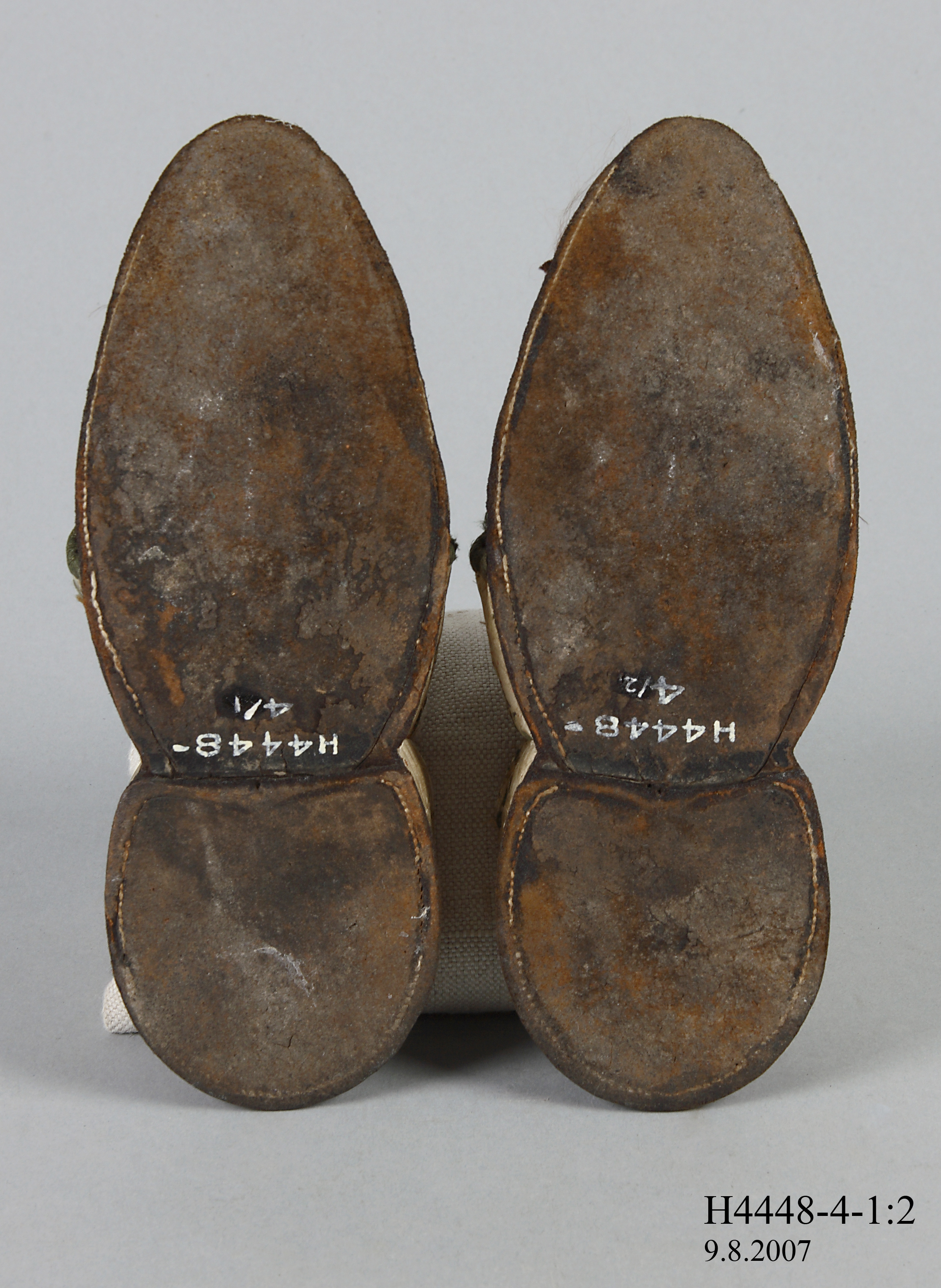 Pair of clog overshoes from the Joseph Box collection