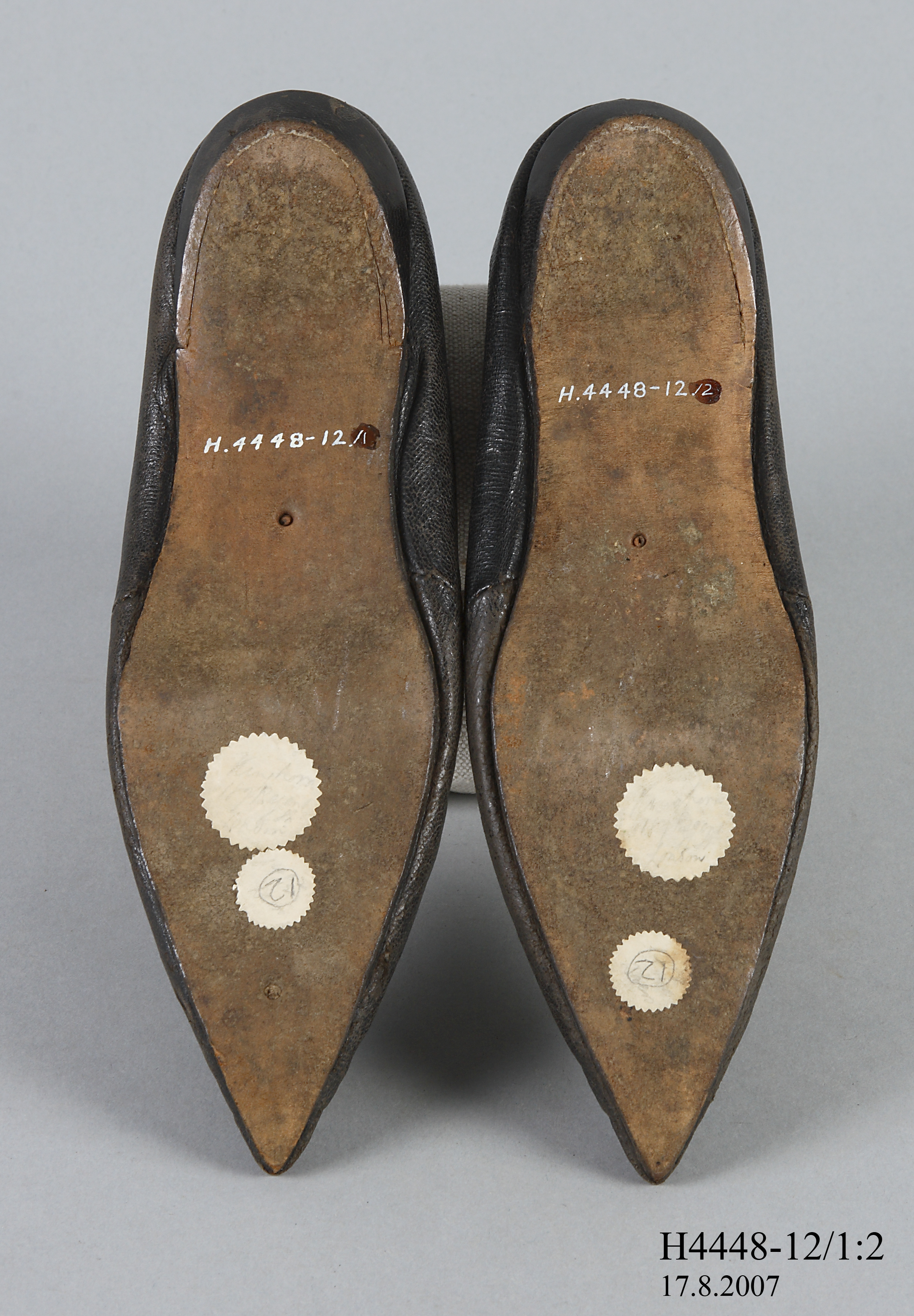 Pair of slip on shoes from the Joseph Box collection