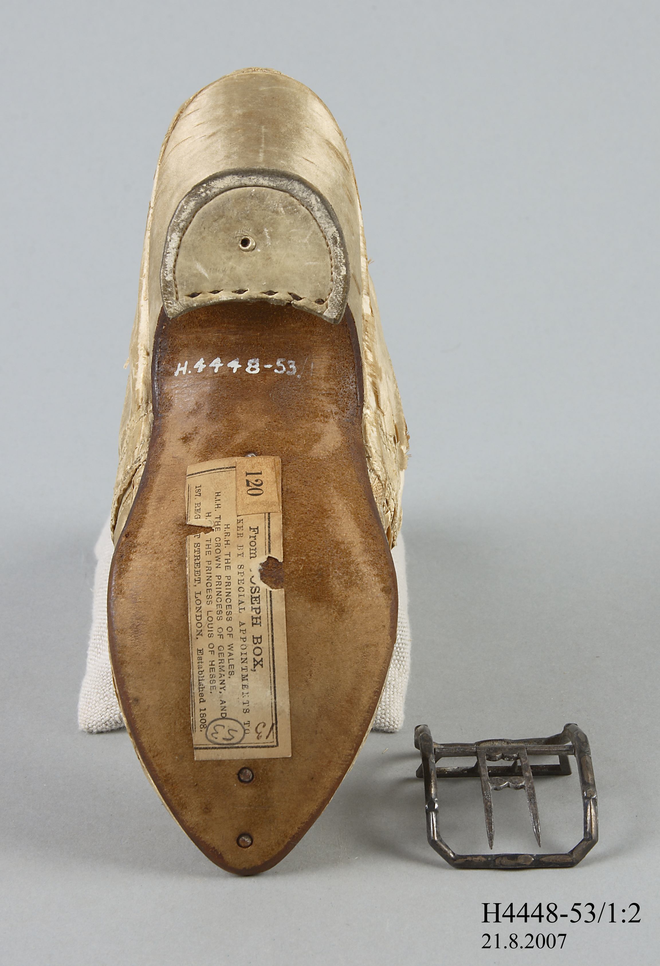 Buckle shoe from the Joseph Box collection