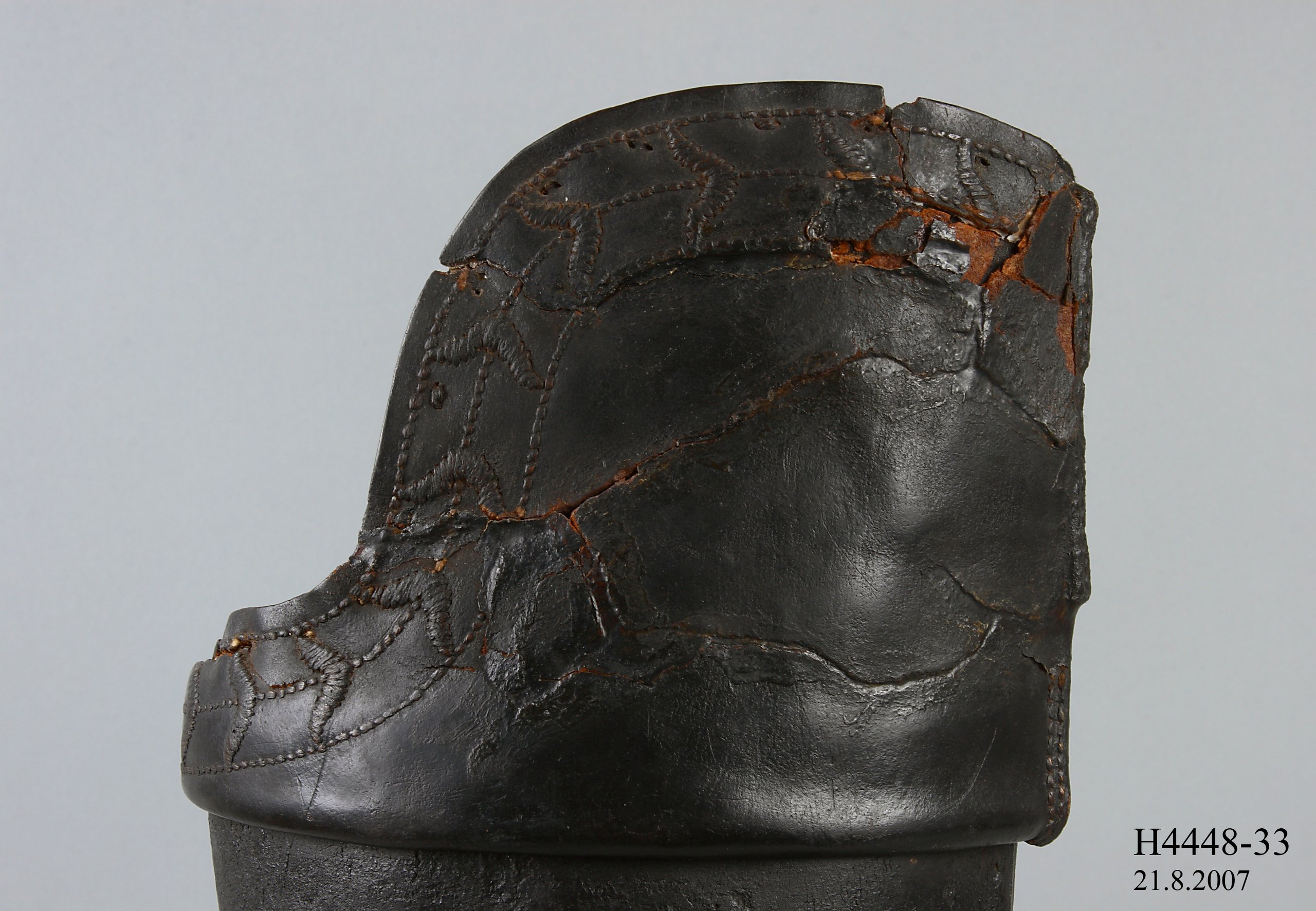 Postillion boot with spur from the Joseph Box collection