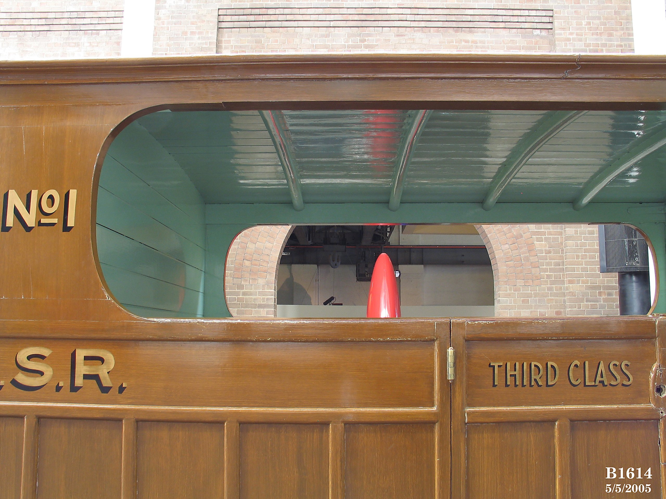 Third class railway carriage used on first railway in New South Wales