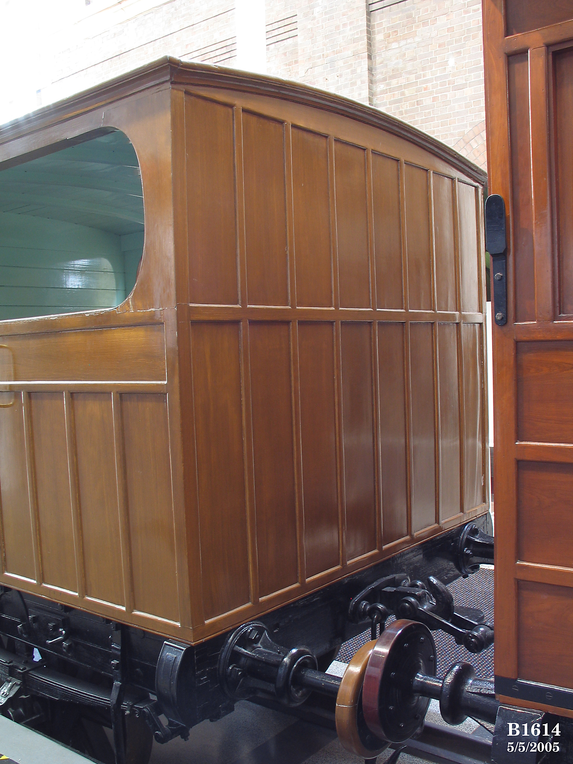 Third class railway carriage used on first railway in New South Wales