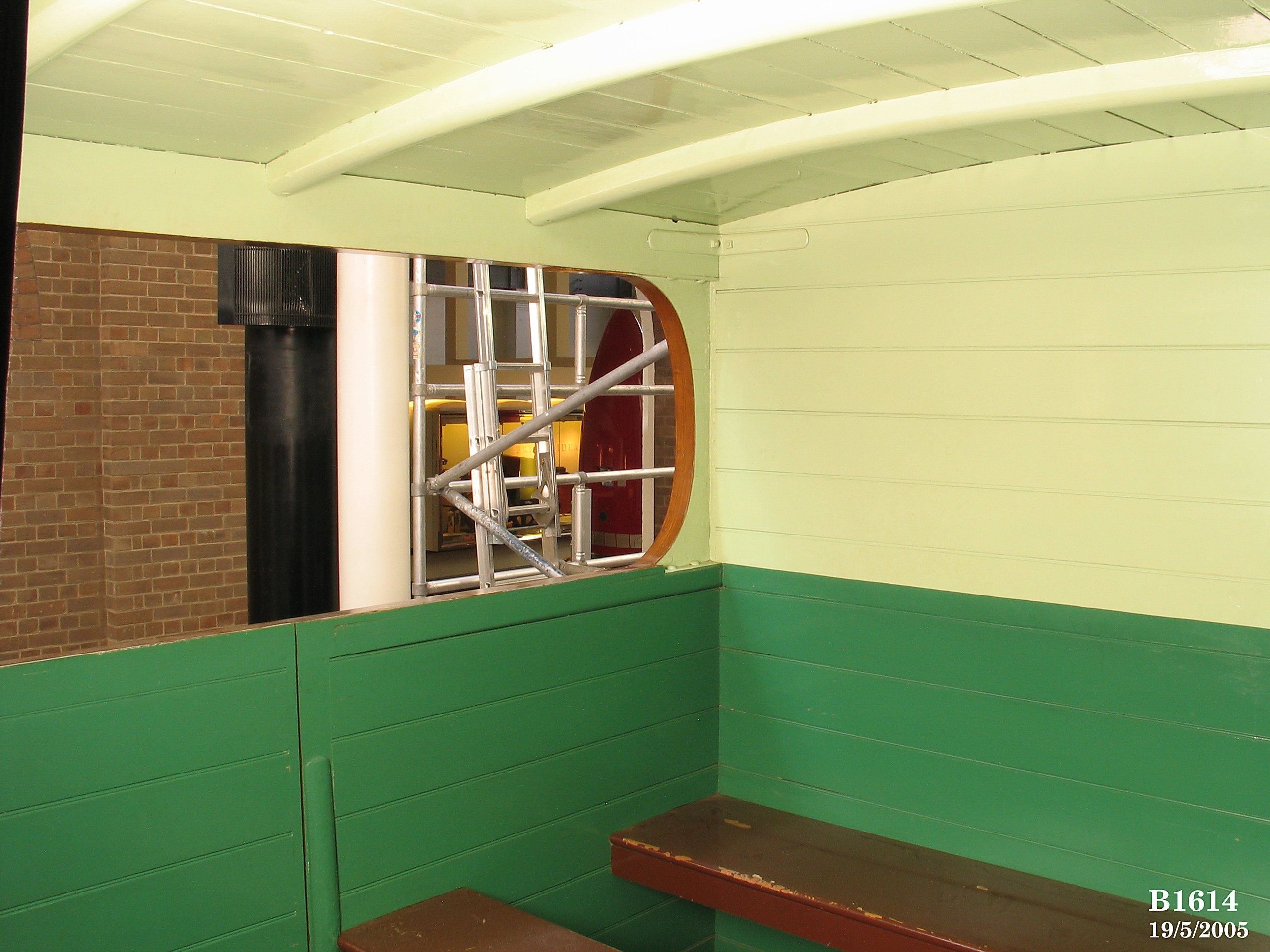 Third class railway carriage used on first railway in New South Wales