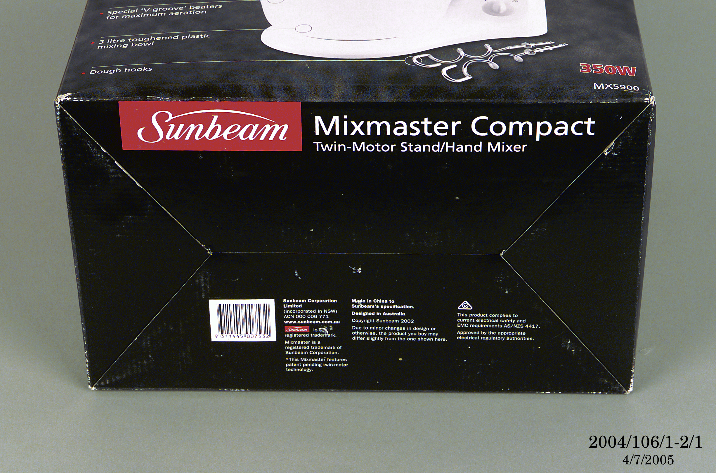 Powerhouse Collection - Sunbeam 'Mixmaster Compact' food mixer and  accessories