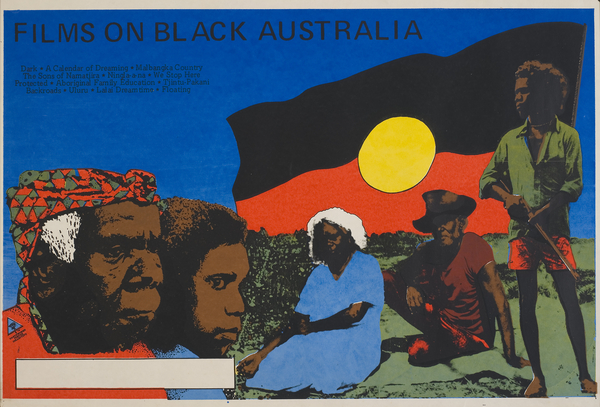 Powerhouse Collection - Posters, 'Films on Black Australia', printed by Earthworks  Poster Collective
