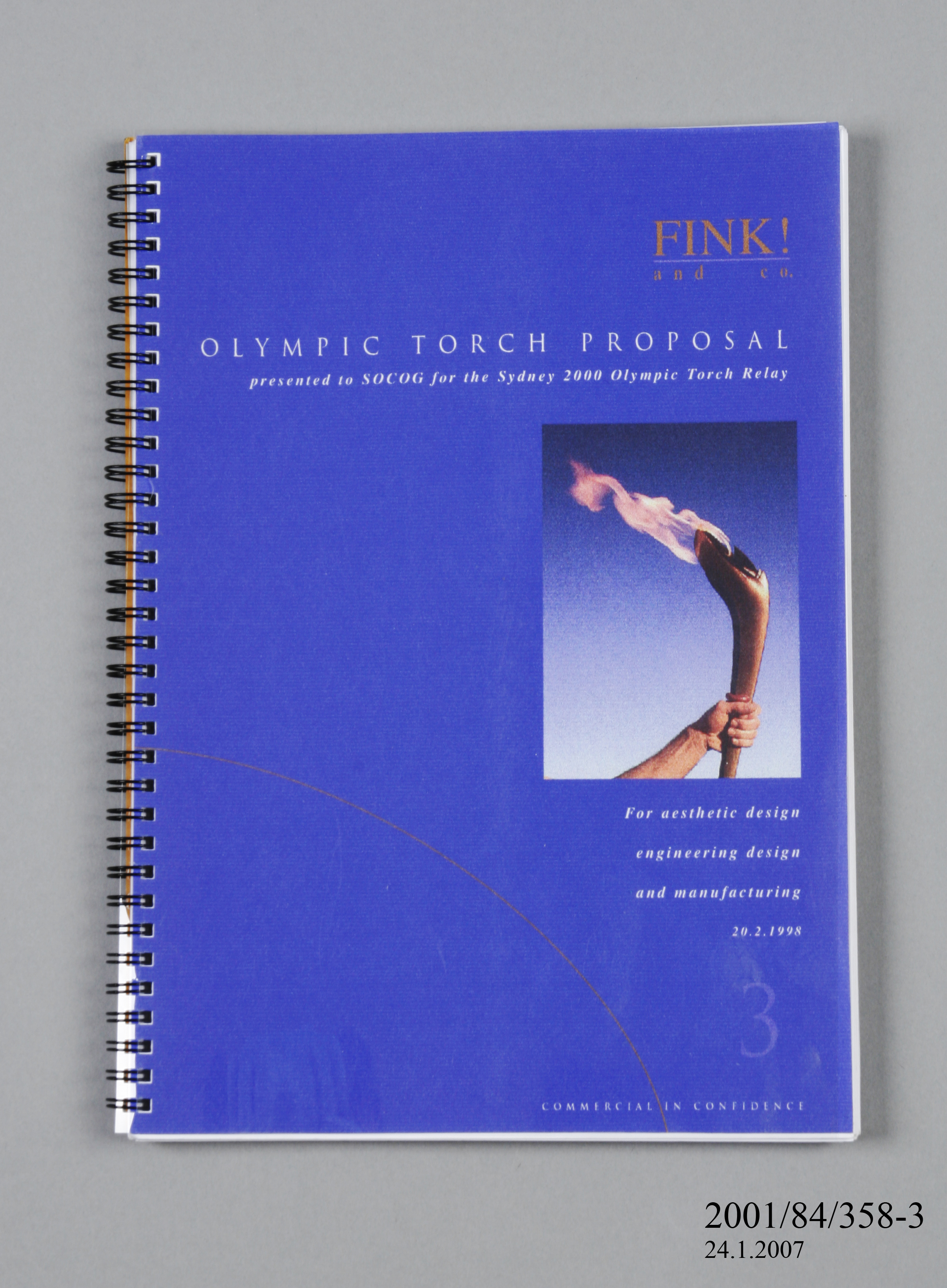 Sydney 2000 Olympic and Paralympic Games torch prototypes