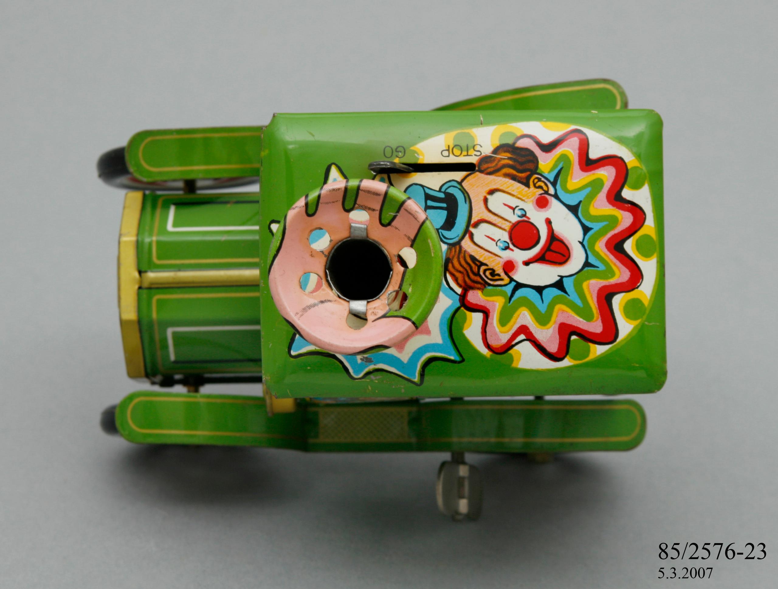 Powerhouse Collection - A tin toy 'Circus' car with clowns Powerhouse Collection - A tin toy 'Circus' car with clowns