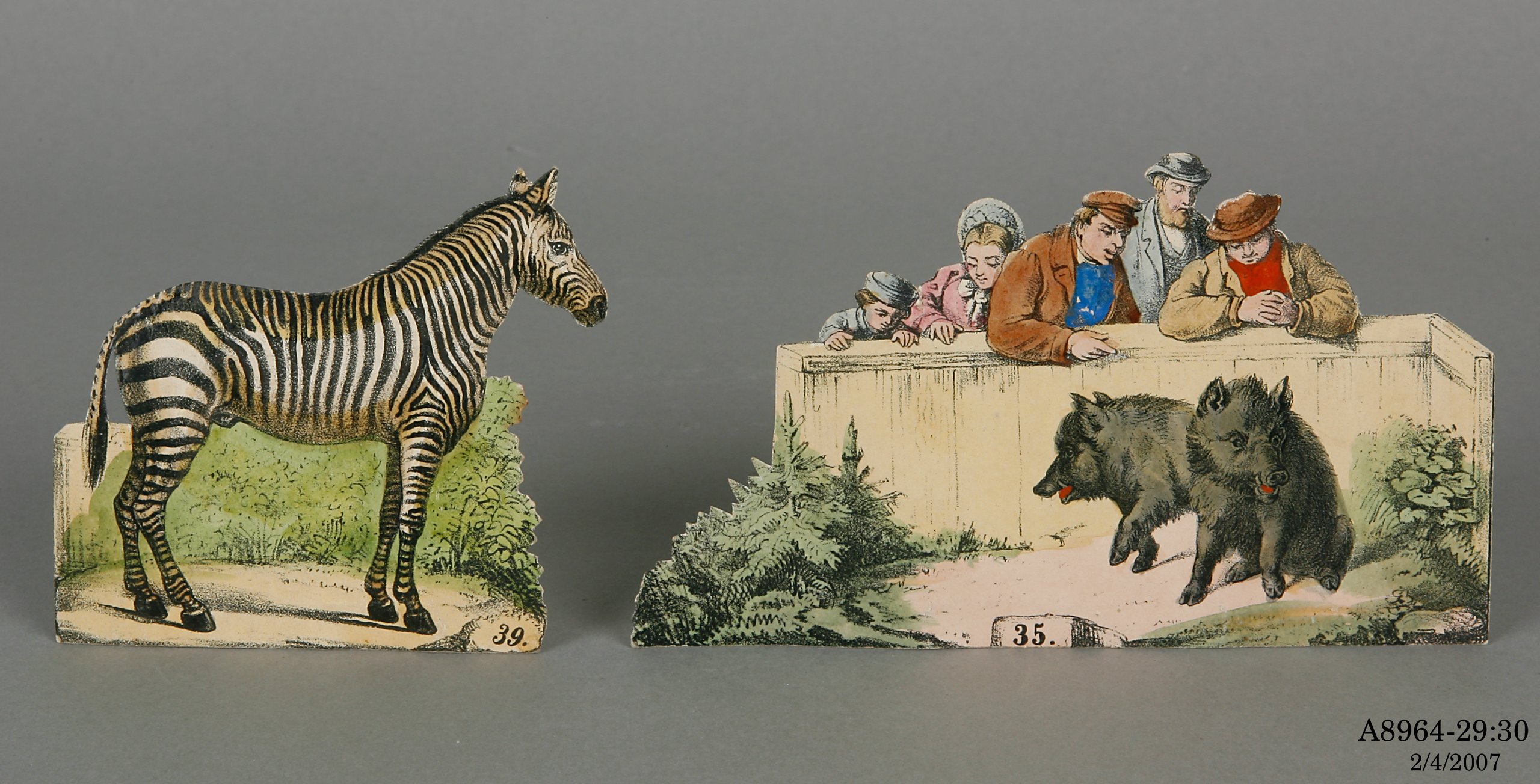 'Zoological Garden' toy theatre