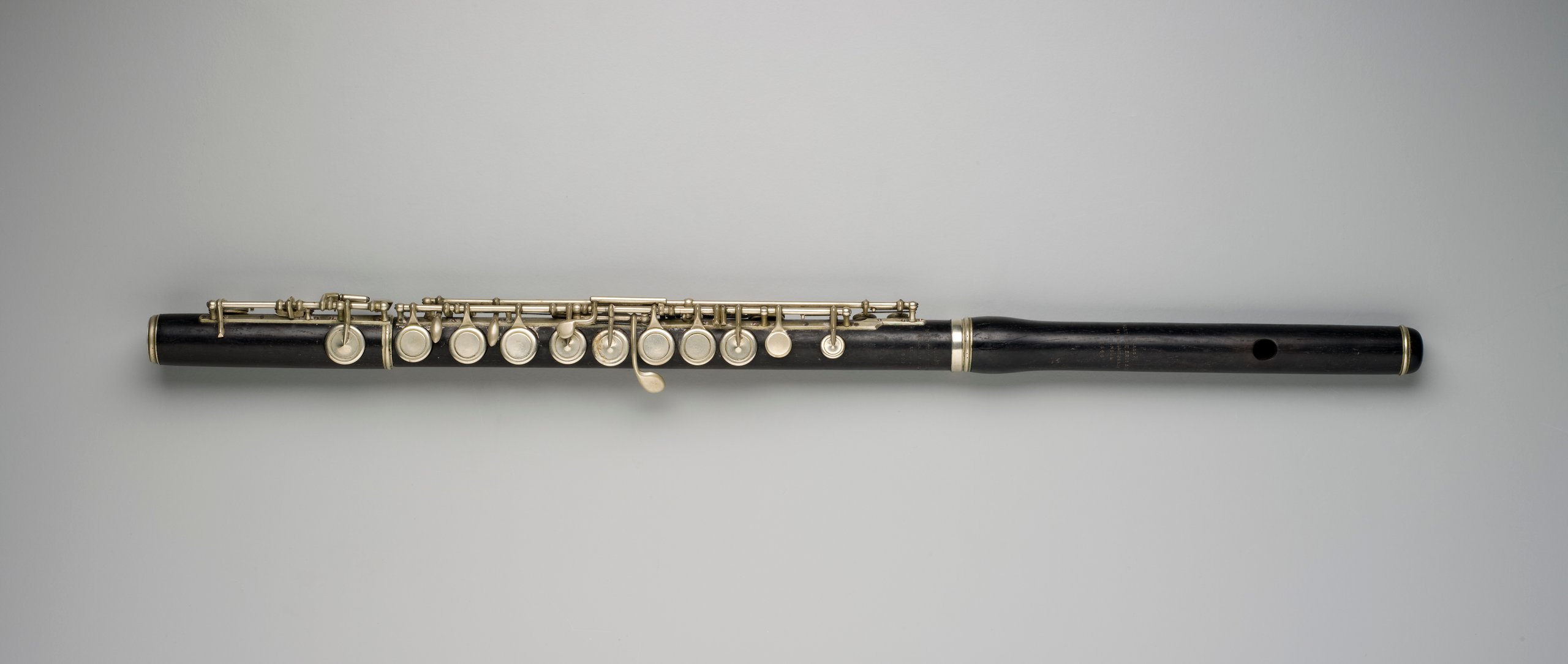 Boehm system concert flute used by Richard Chugg