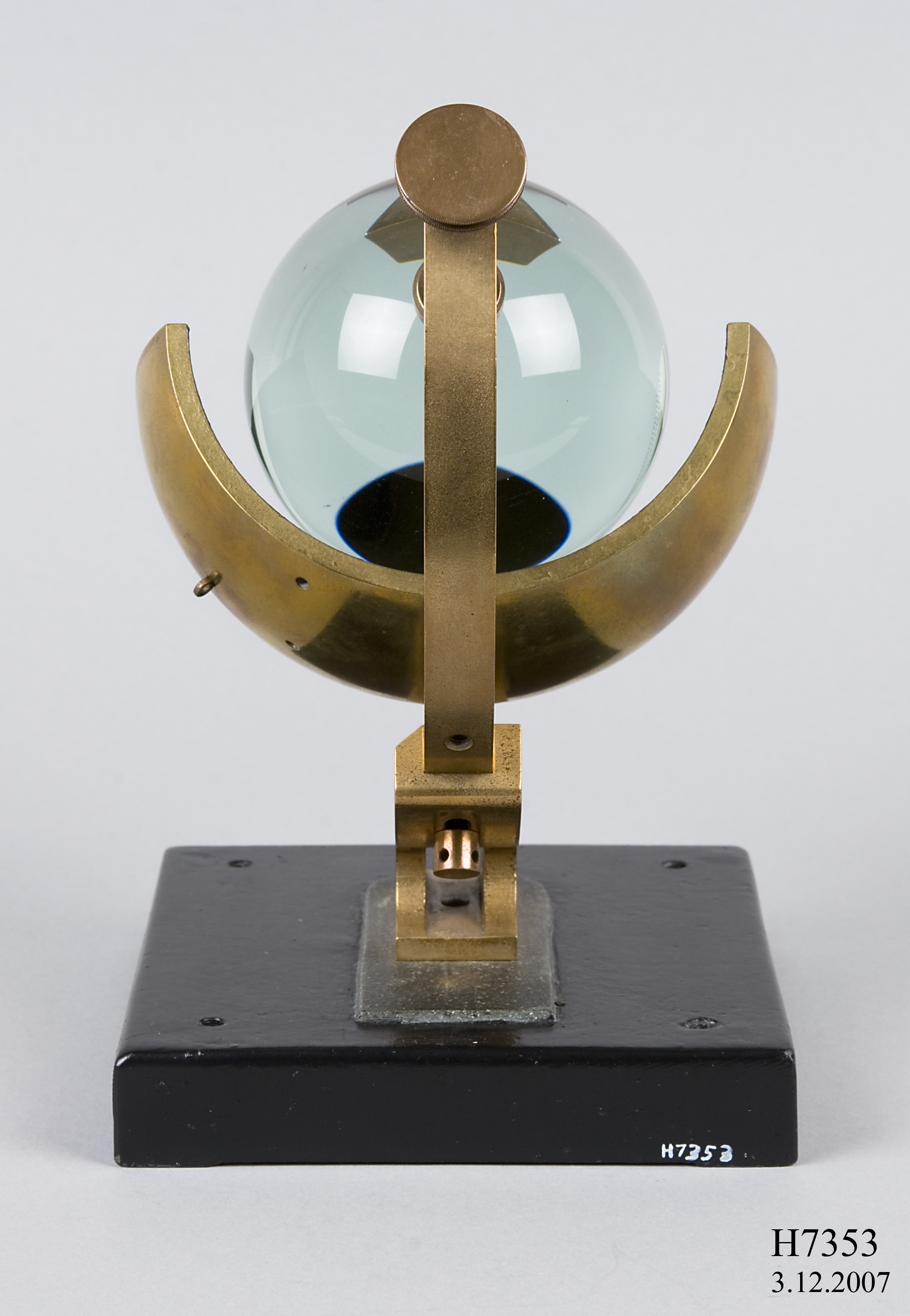 Campbell-Stokes sunshine recorder by Fuess, Berlin