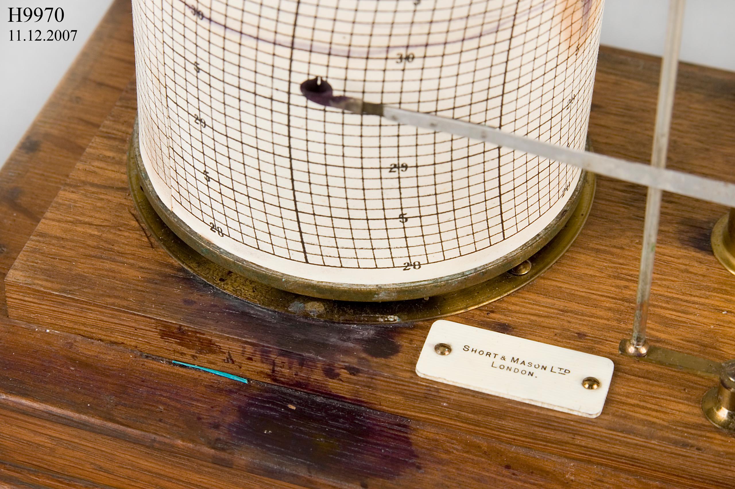 Powerhouse Collection - Aneroid barometer made by Short and Mason