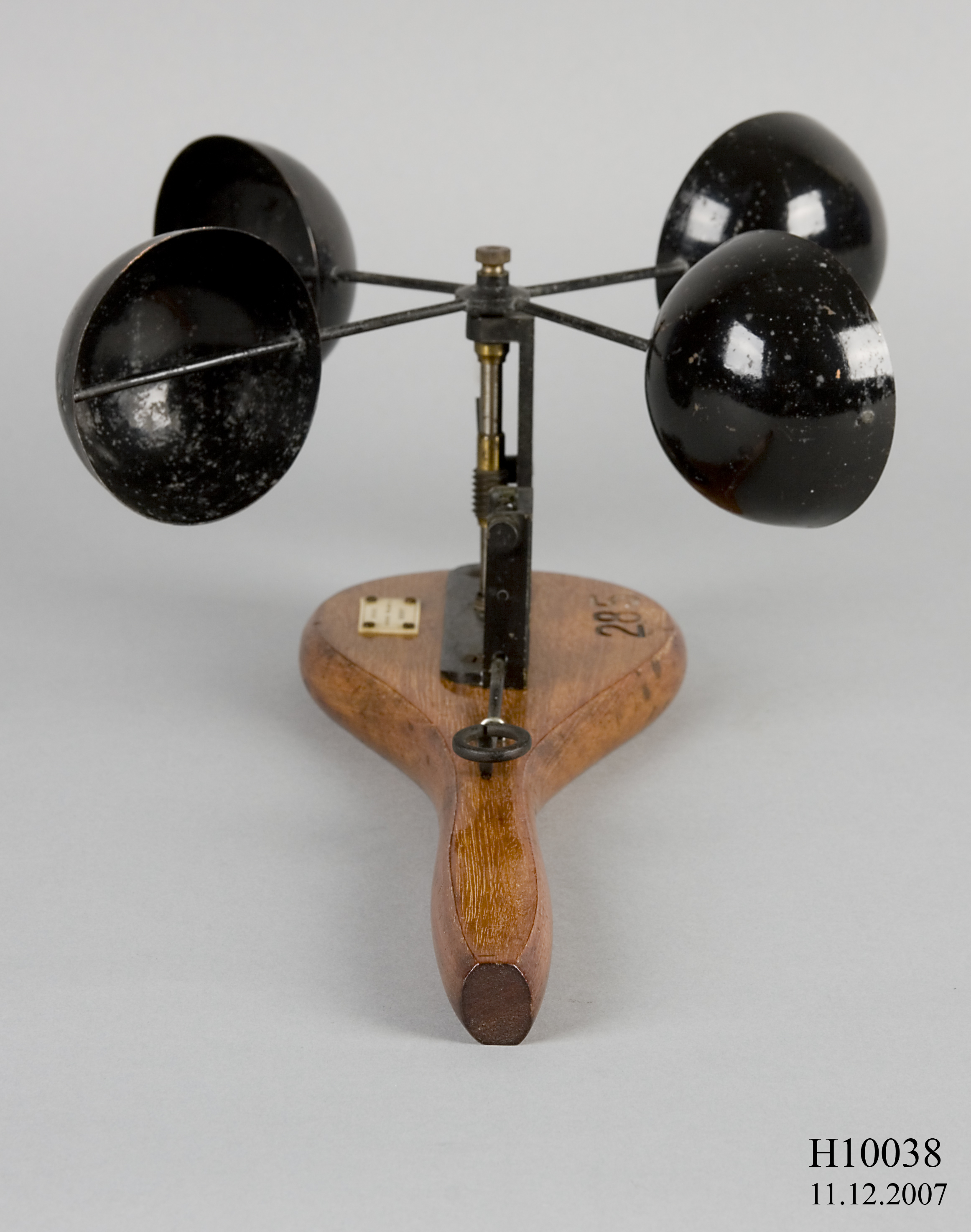 A hand held Robinson's anemometer
