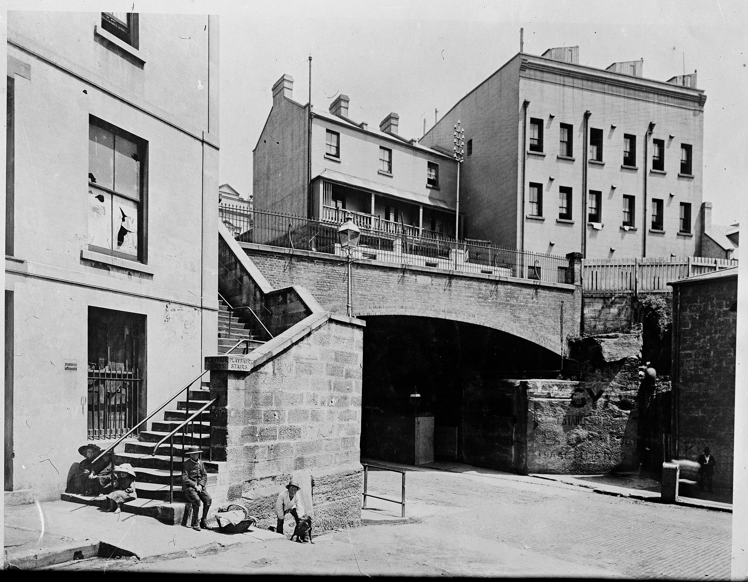 'Windmill Street'and'Sitting on the Playfair stairs' from the Tyrrell Collection