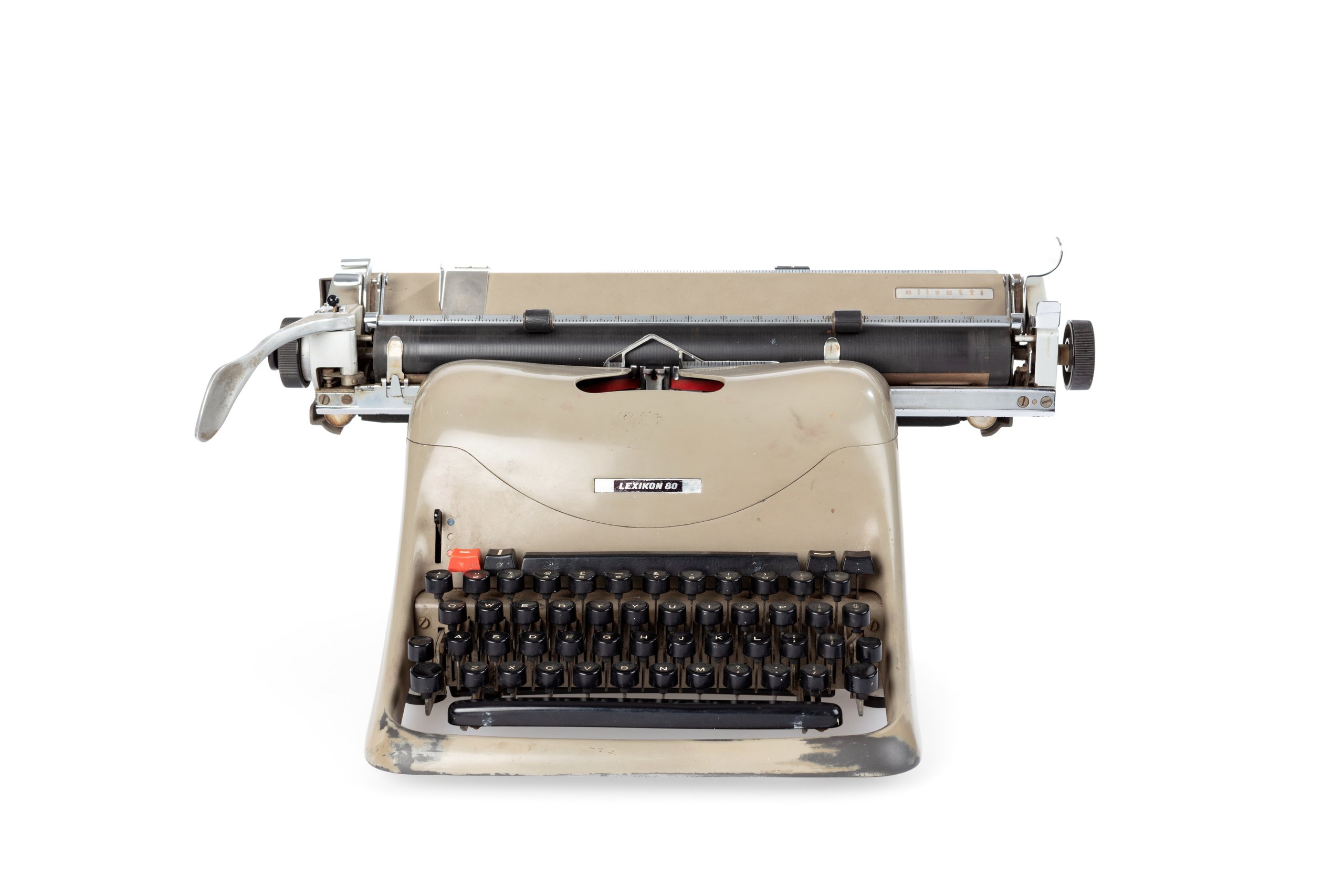'Lexicon 80' typewriter made by British Olivetti Ltd