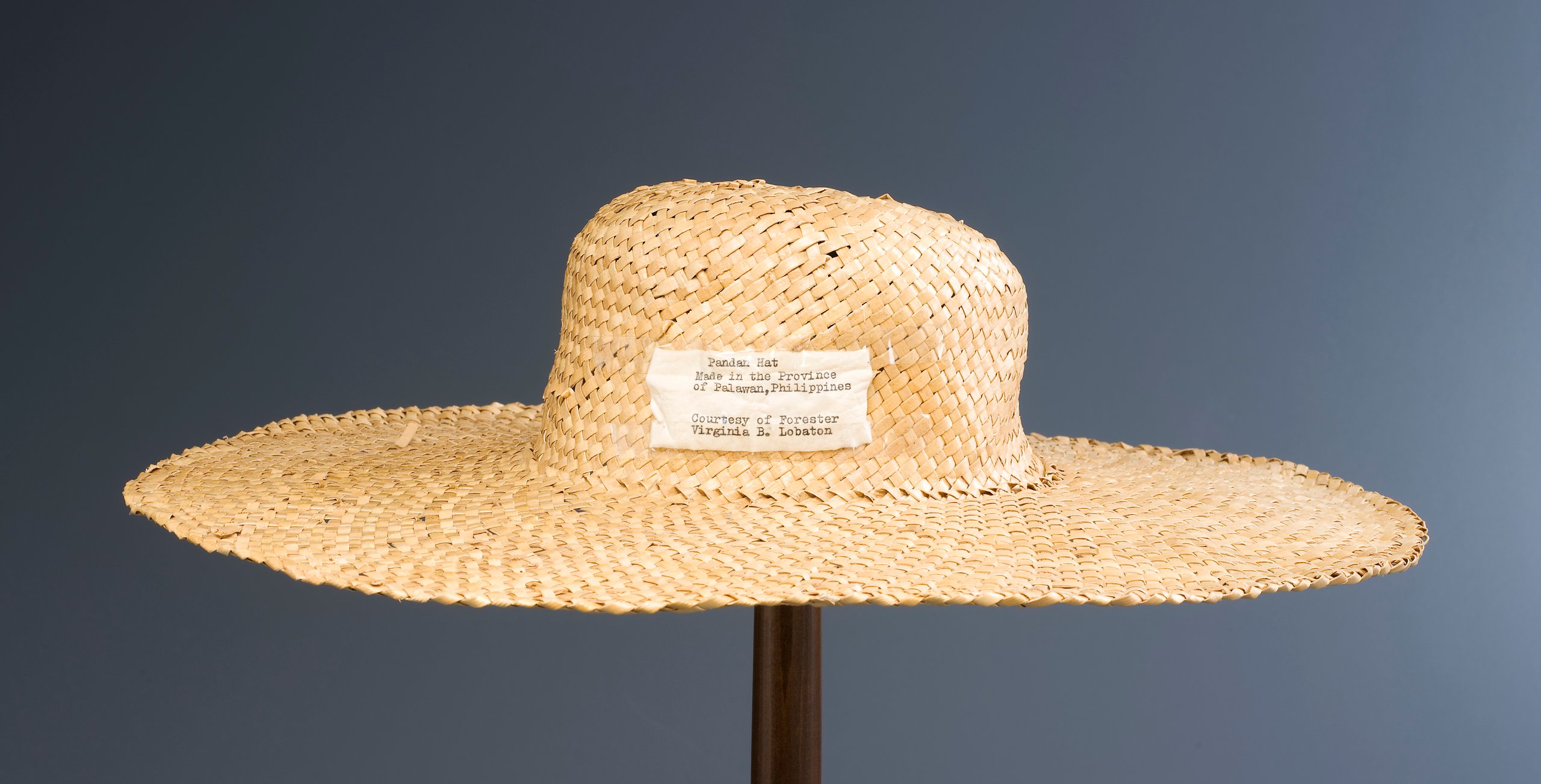 Four hats from the Philippines used by AusAID