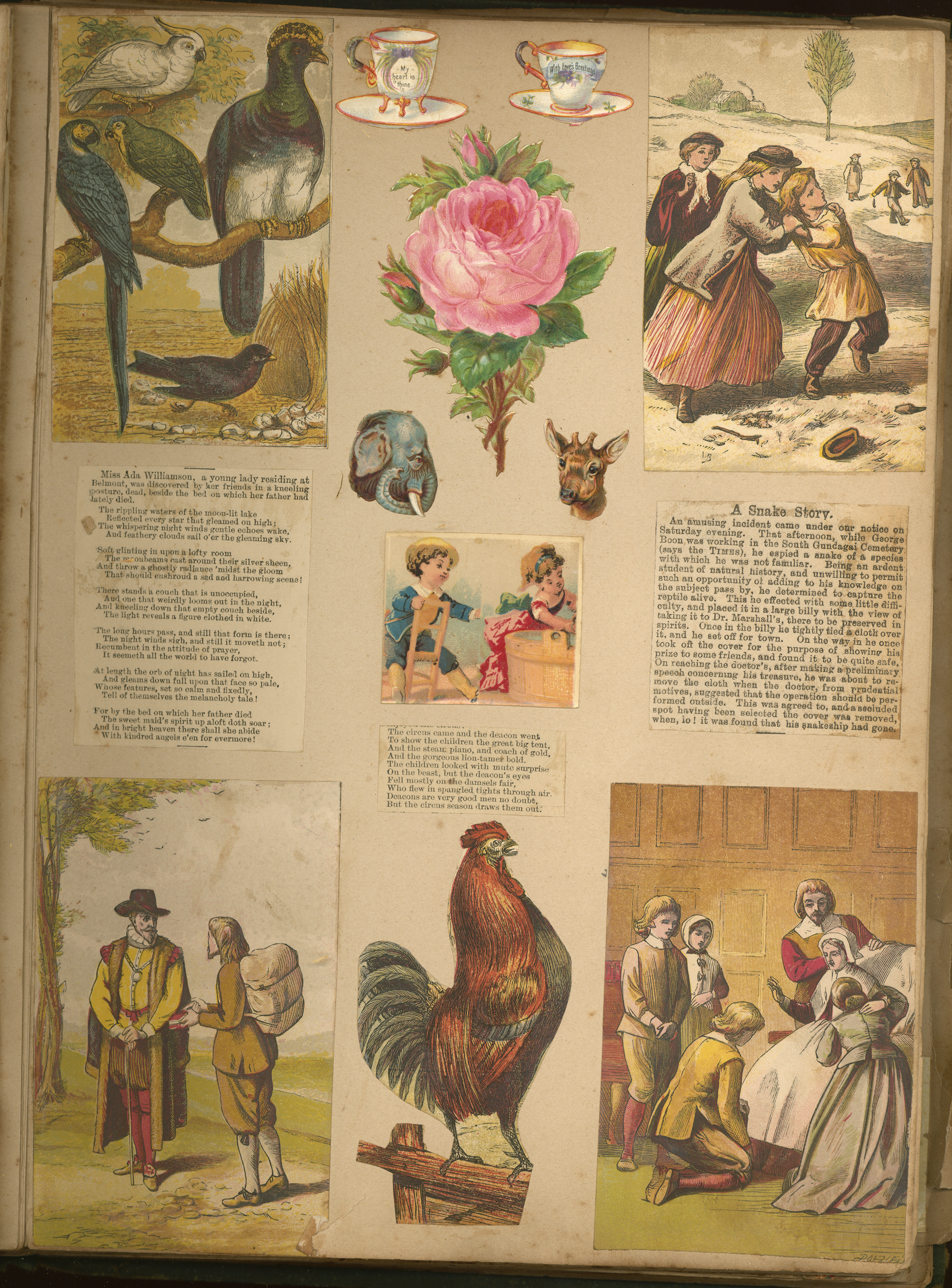 Victorian era scrapbooks