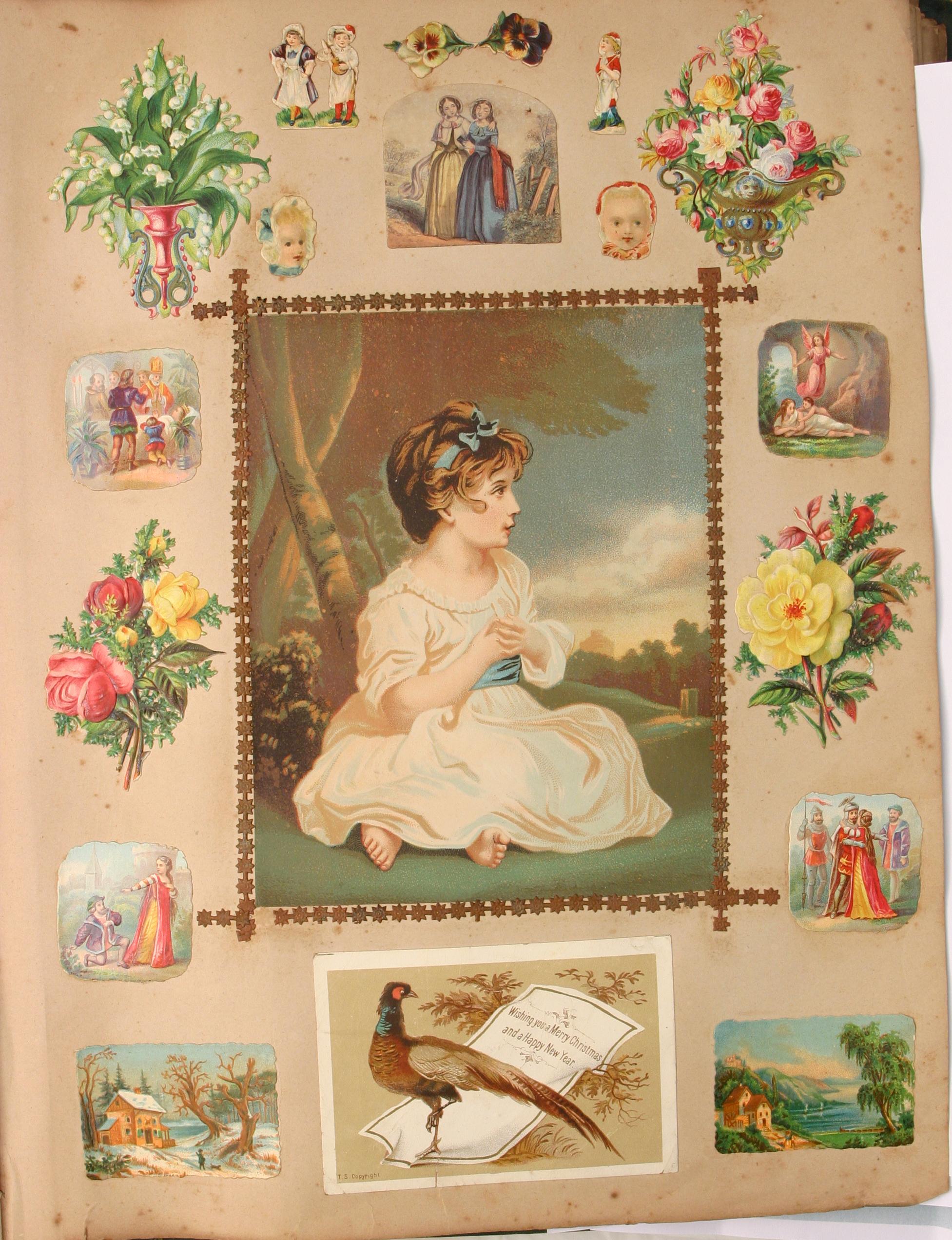 Powerhouse Collection - ⁨Victorian era scrapbooks⁩, 1880-1890