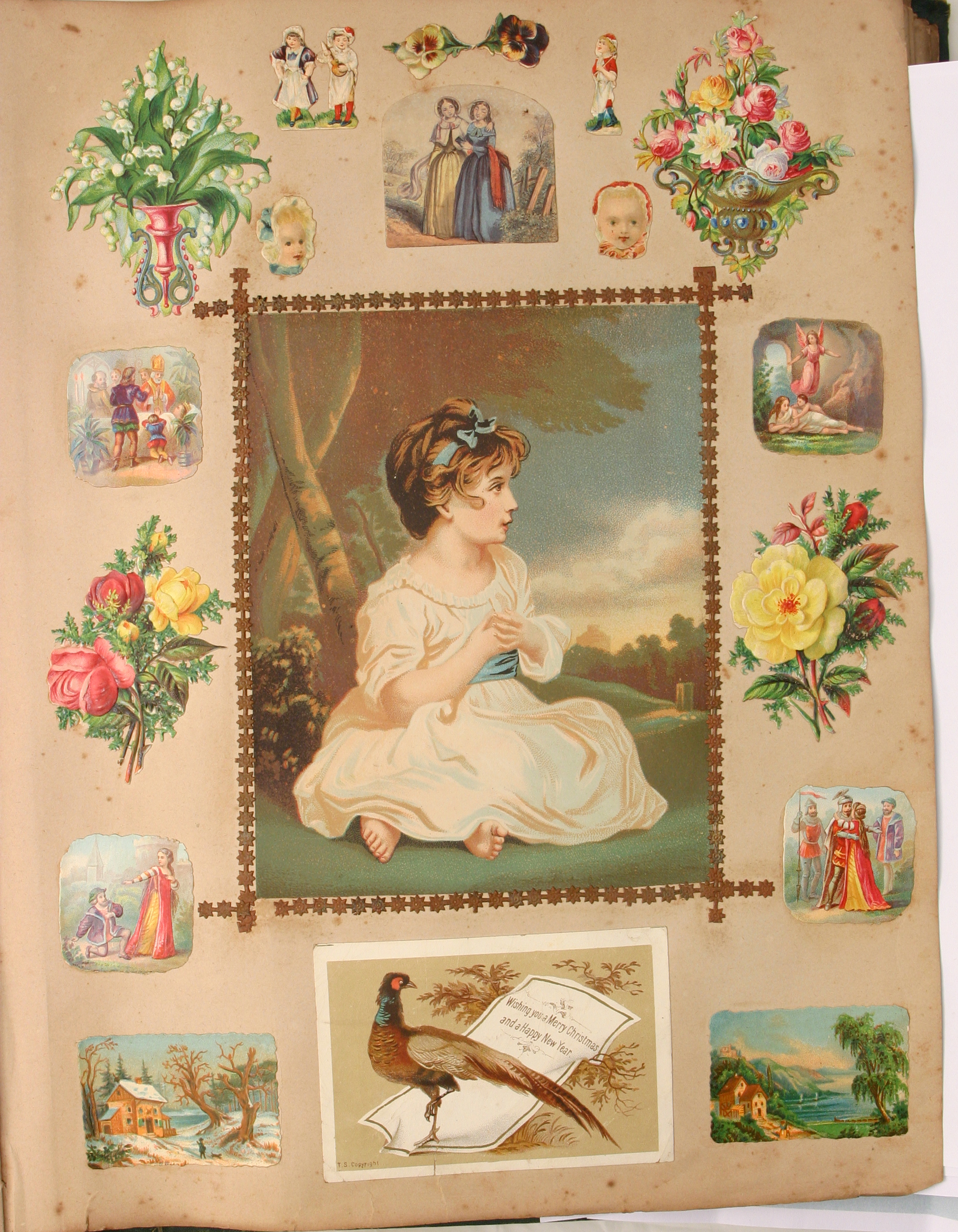 洋書 A VICTORIAN SCRAPBOOK ヴィクトリア朝 スクラップ帖 写真集 A Victorian Scrapbook