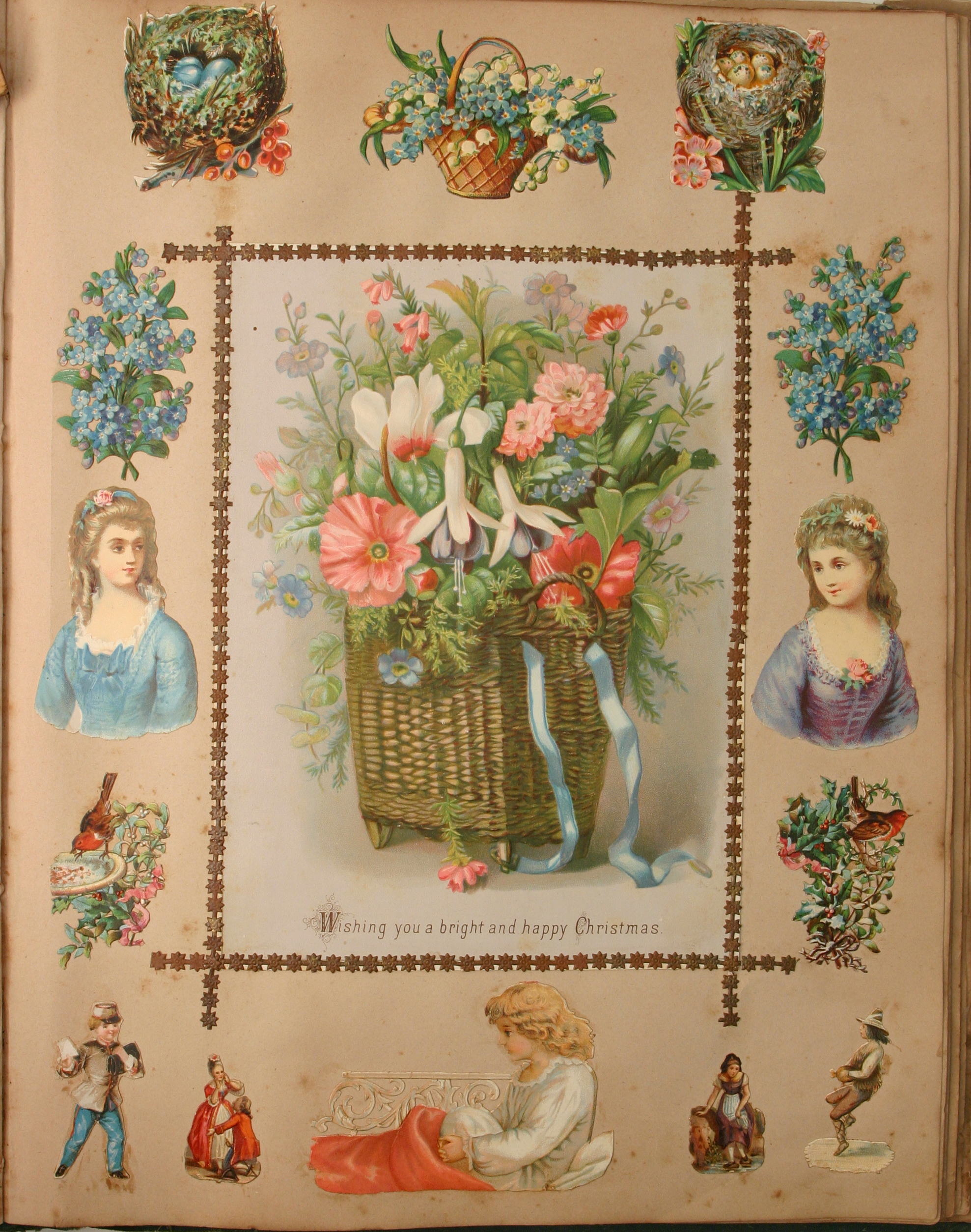 Victorian era scrapbooks