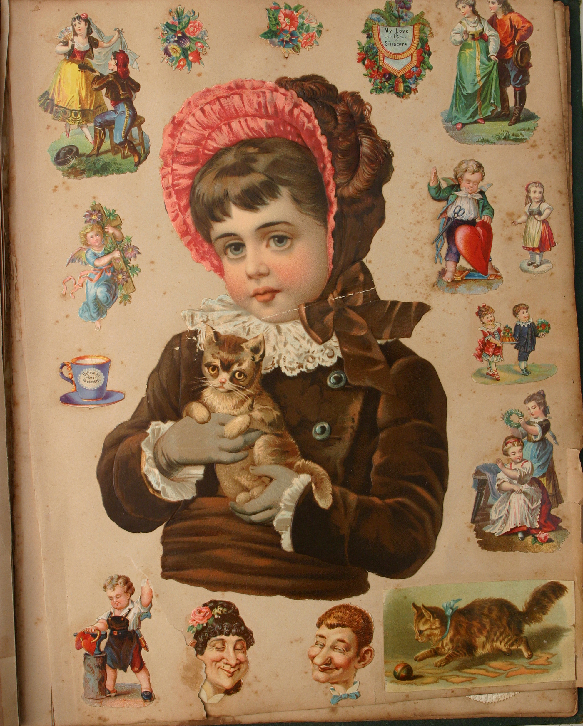 Victorian era scrapbooks