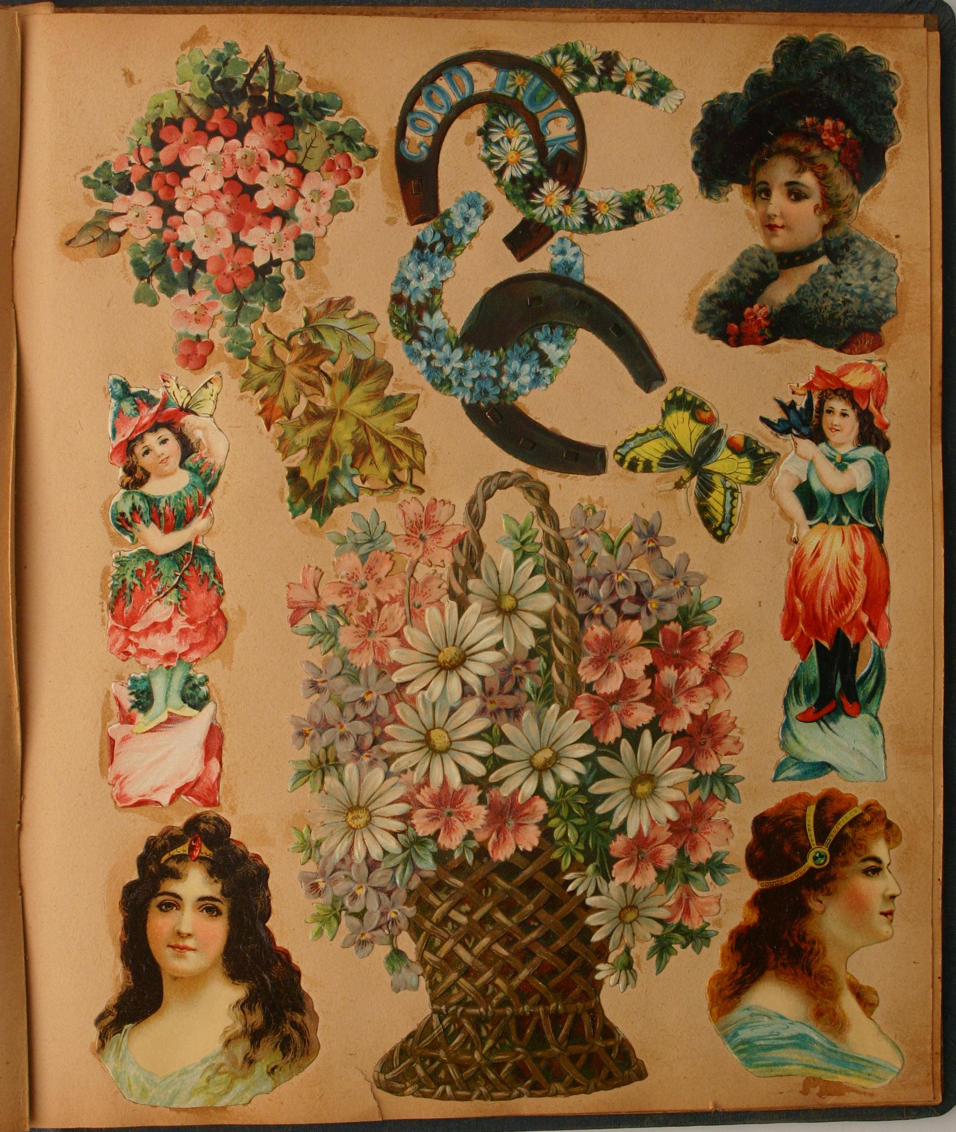 Powerhouse Collection - Victorian era scrapbooks, 1880-1890