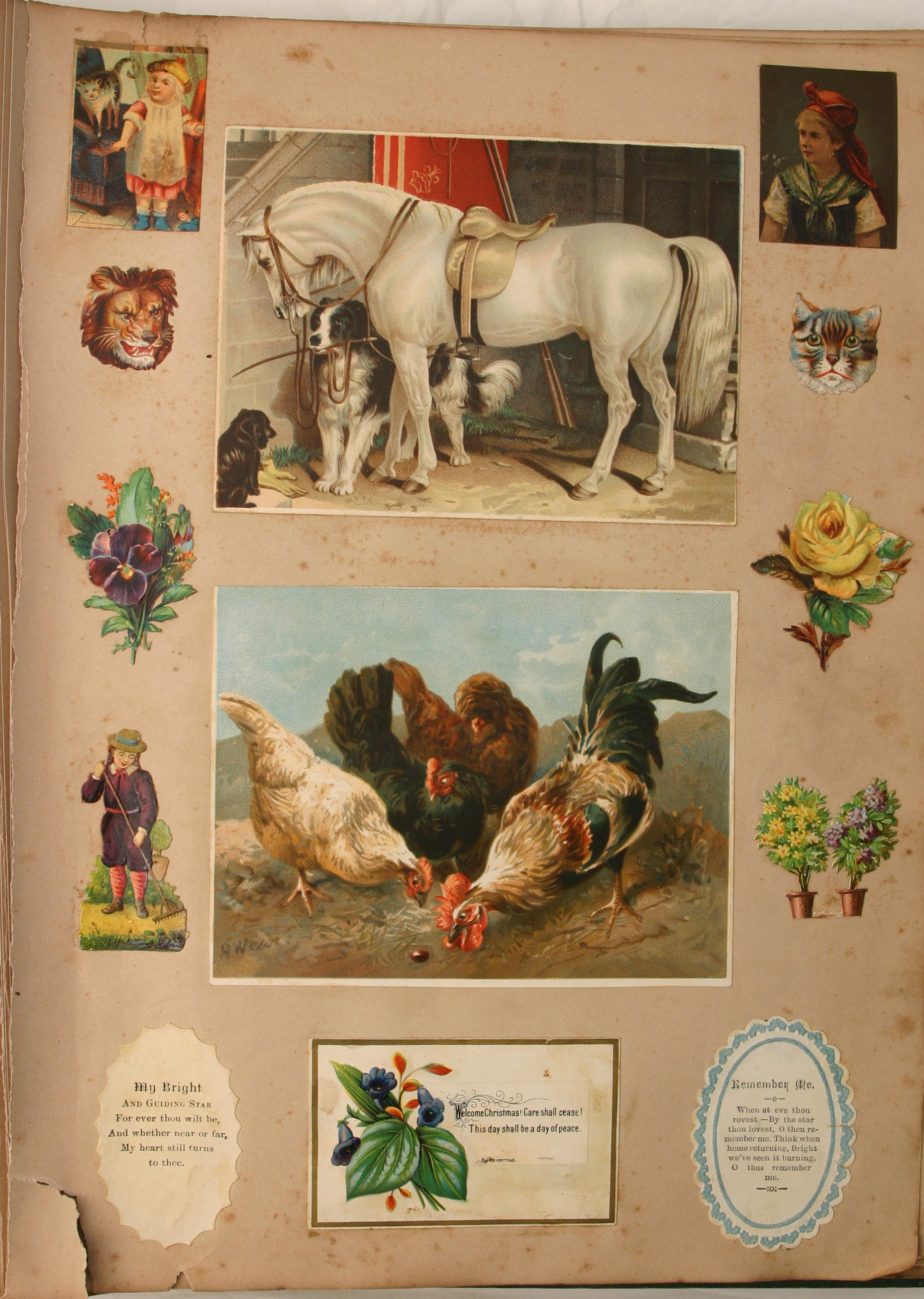 Victorian era scrapbooks