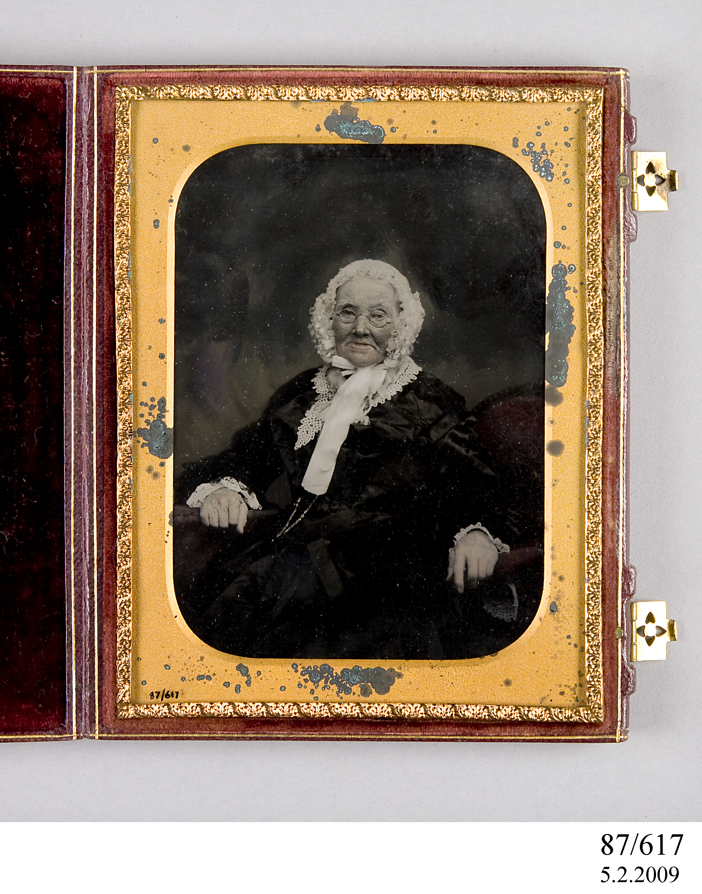 Ambrotype of Mary Hyde (Mrs Simeon Lord)