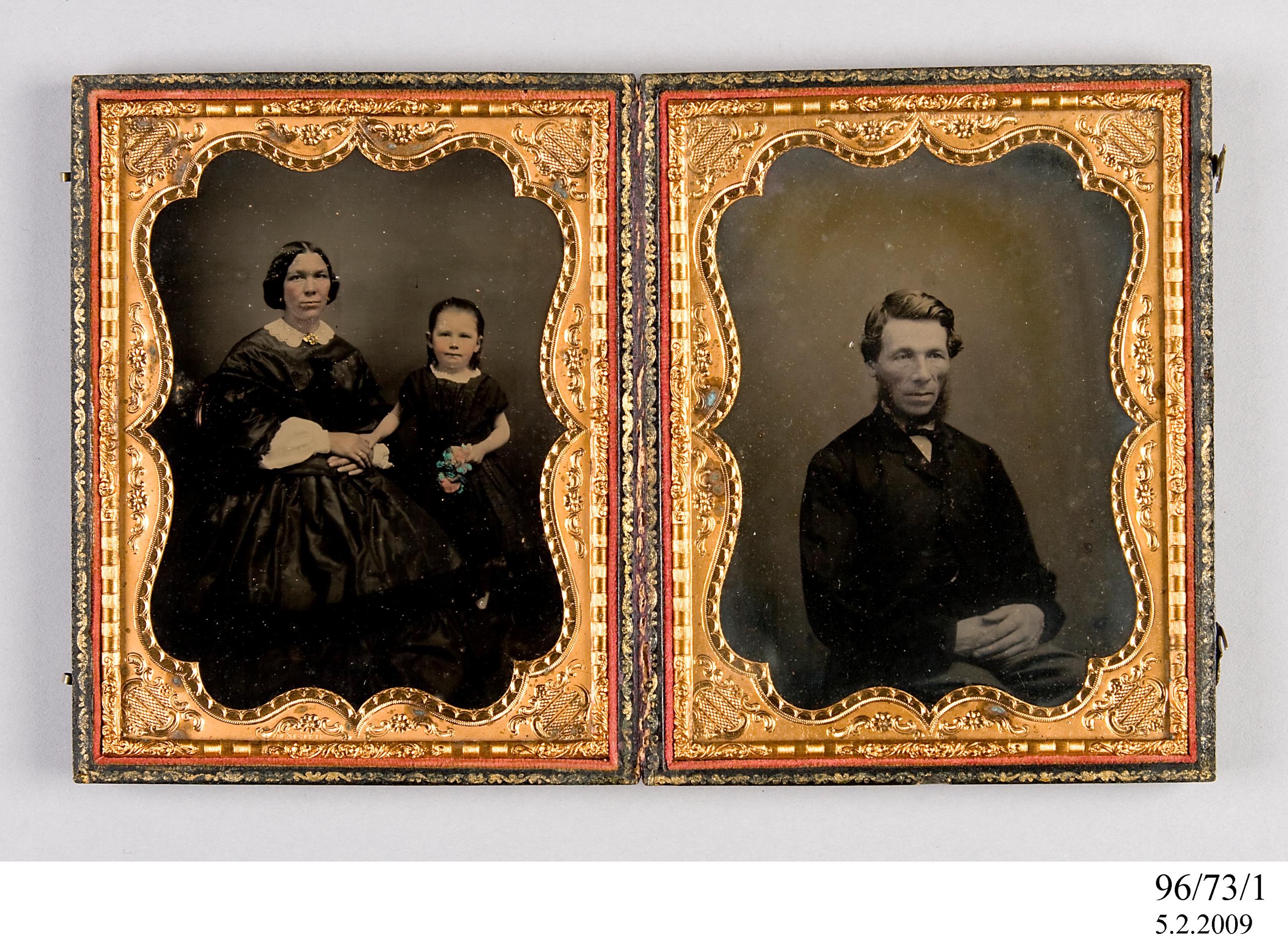 Powerhouse Collection - Ambrotype portraits in case, 1860-1870