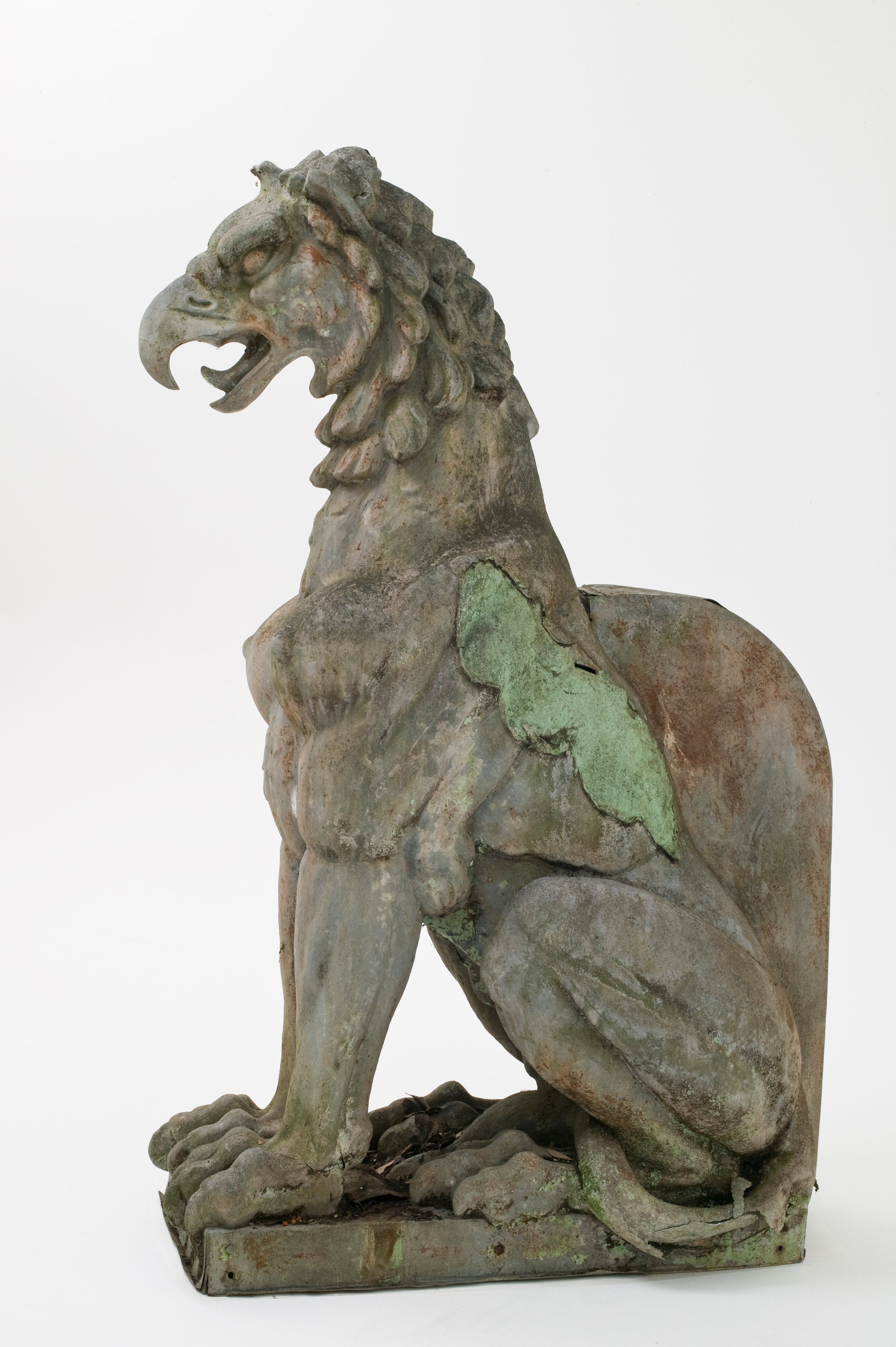 Sculpture of a griffin made by Wunderlich