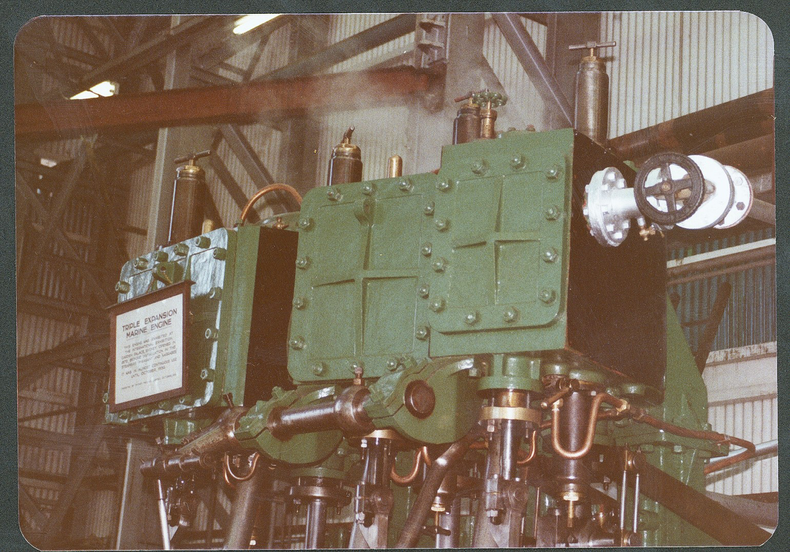 Steam engine by Forth Banks Works used to power Sydney ferries