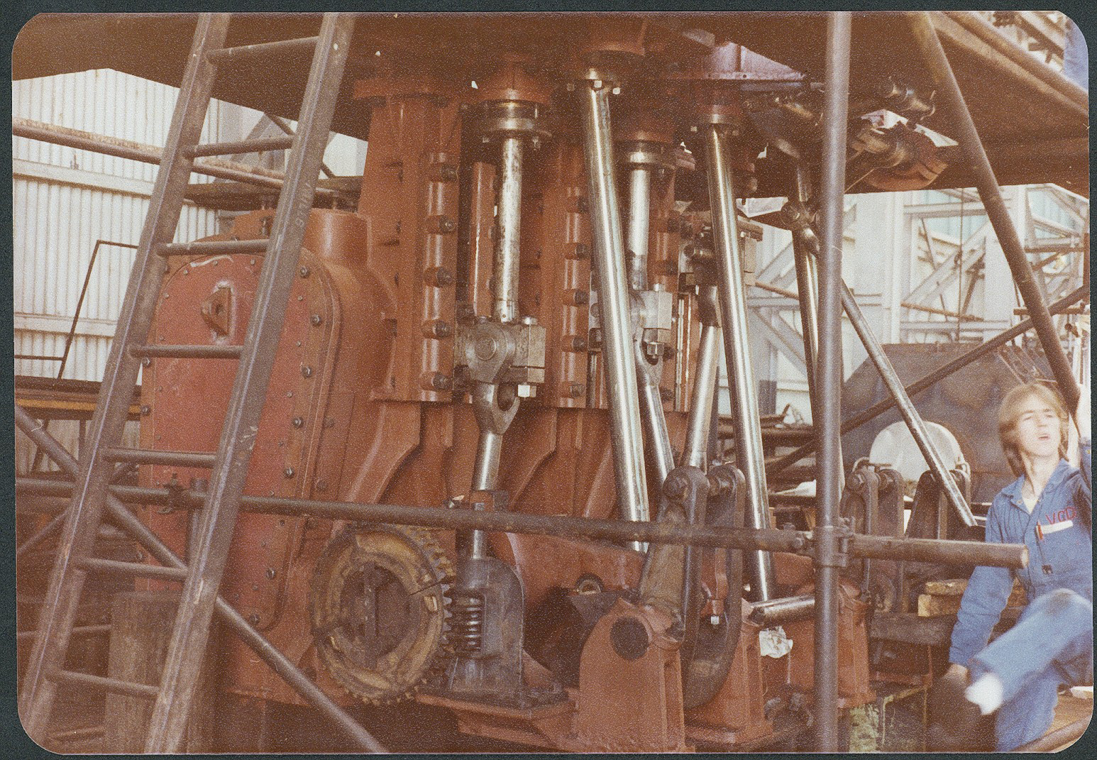 Steam engine by Forth Banks Works used to power Sydney ferries