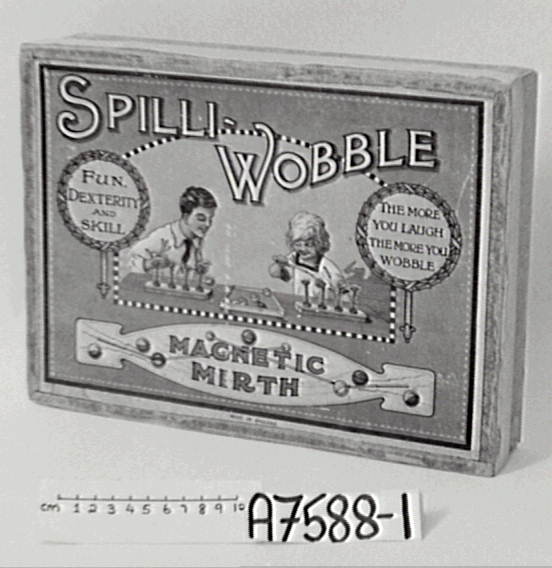 'Spill-Wobble' table game from England