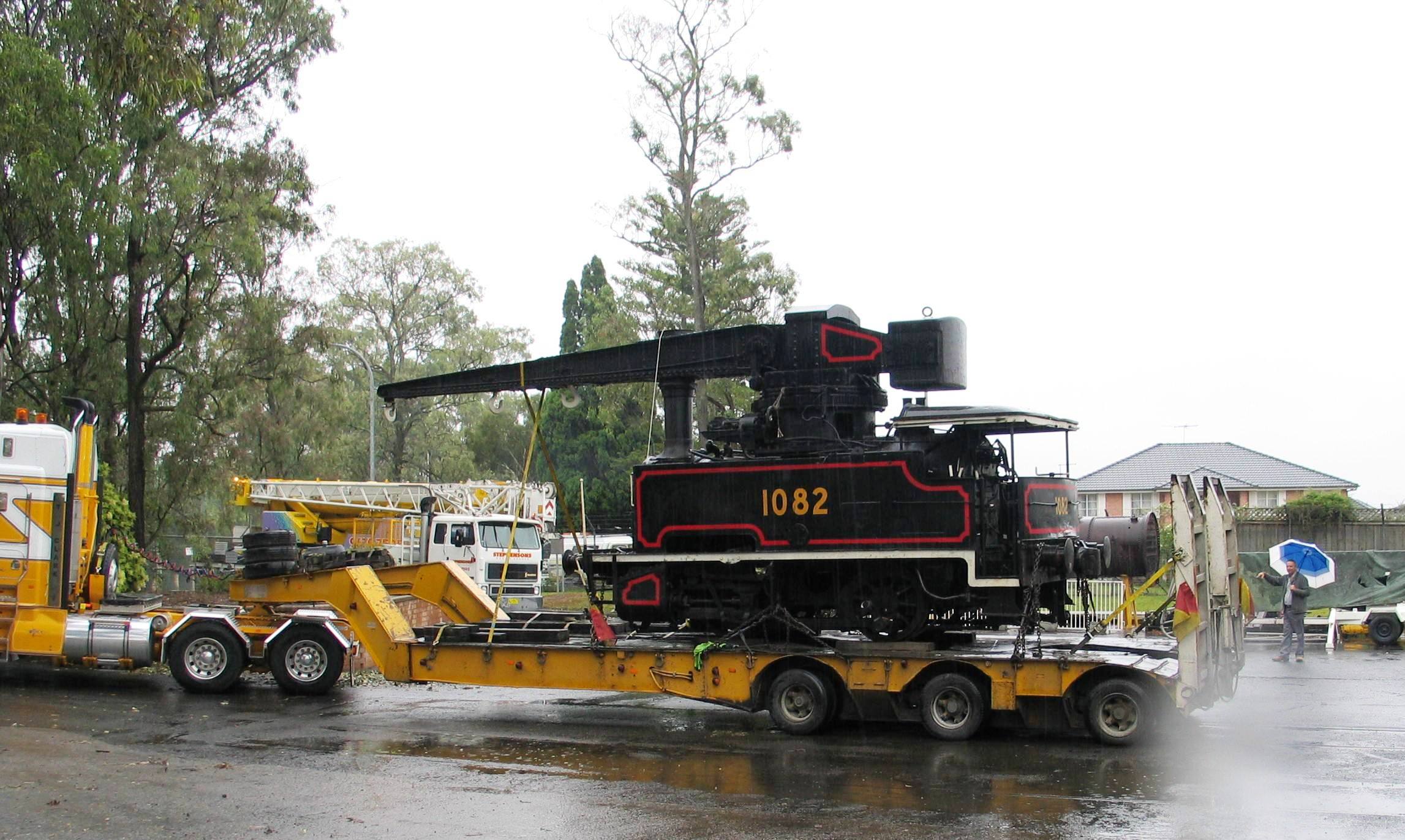 Robert Stephenson-Hawthorn crane locomotive 1082