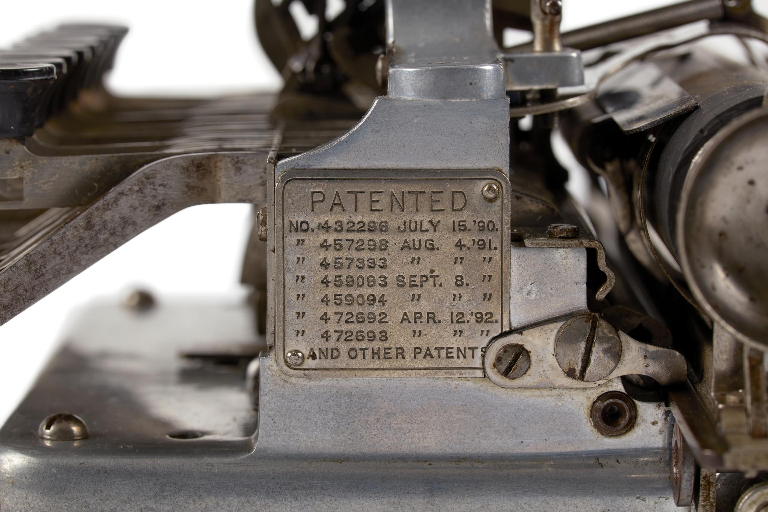 Powerhouse Collection - Blickensderfer 6 typewriter designed by