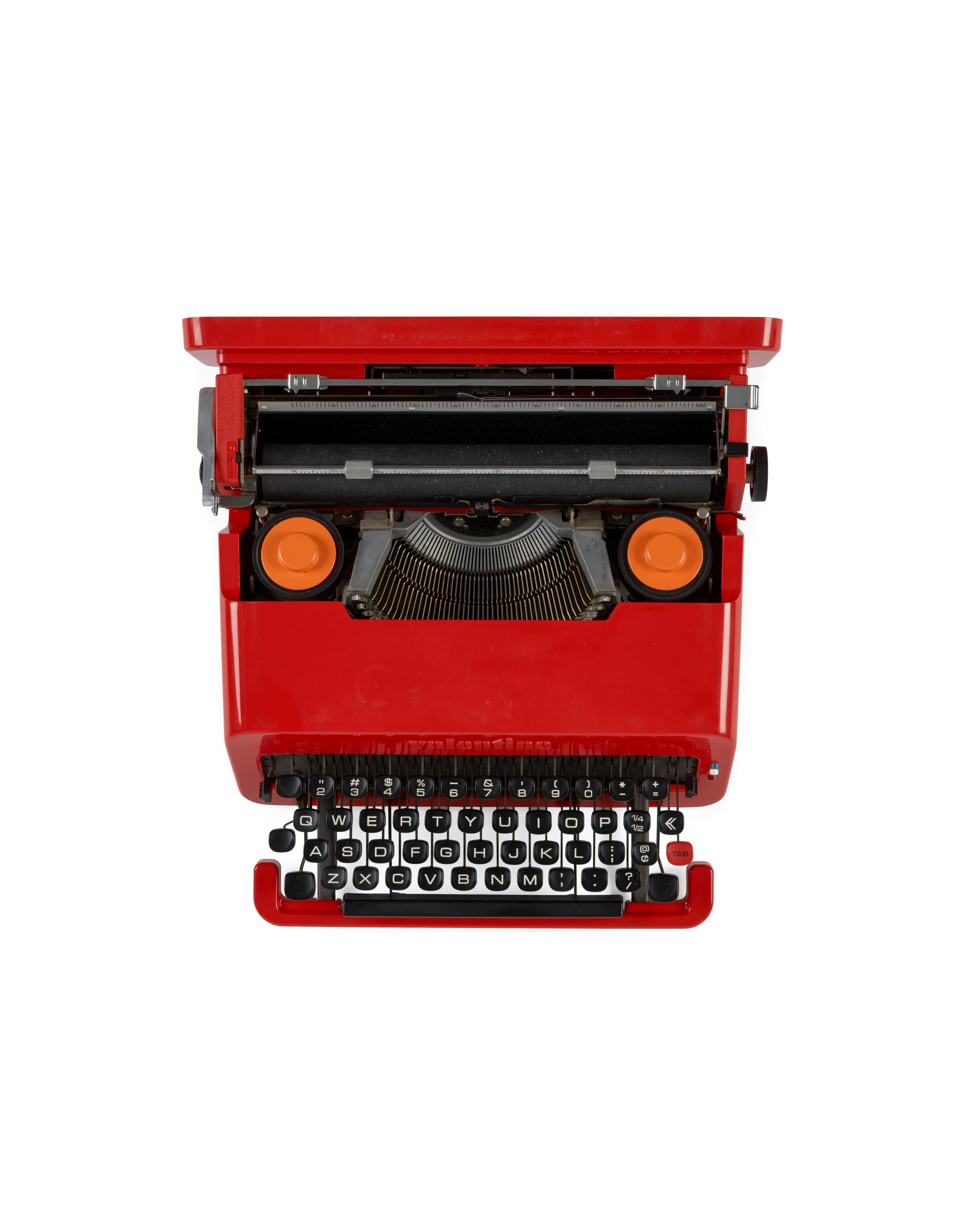 Powerhouse Collection - 'Valentine' portable typewriter by