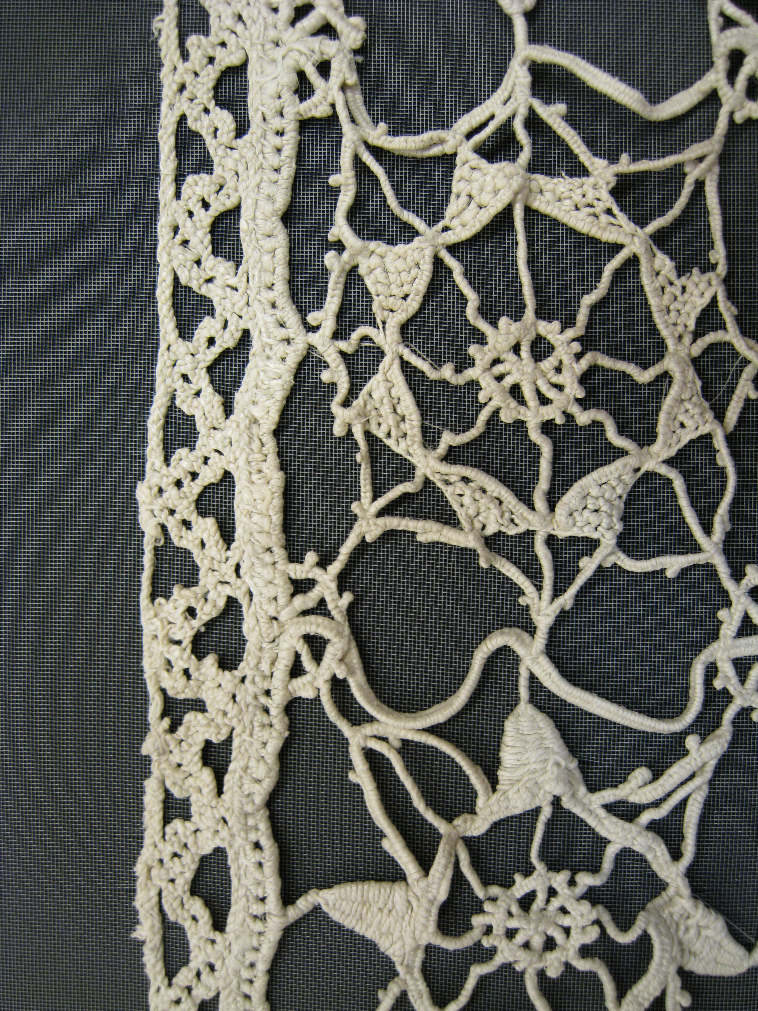 Italian bobbin lace border