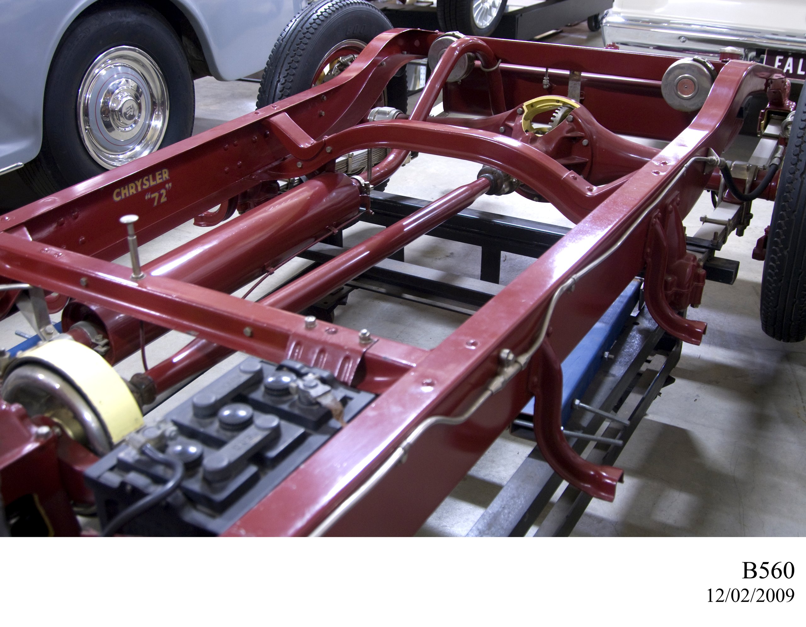1928 sectioned Chrysler 72 chassis