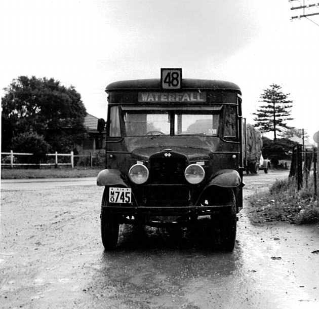 1934 International bus used at Waterfall, NSW